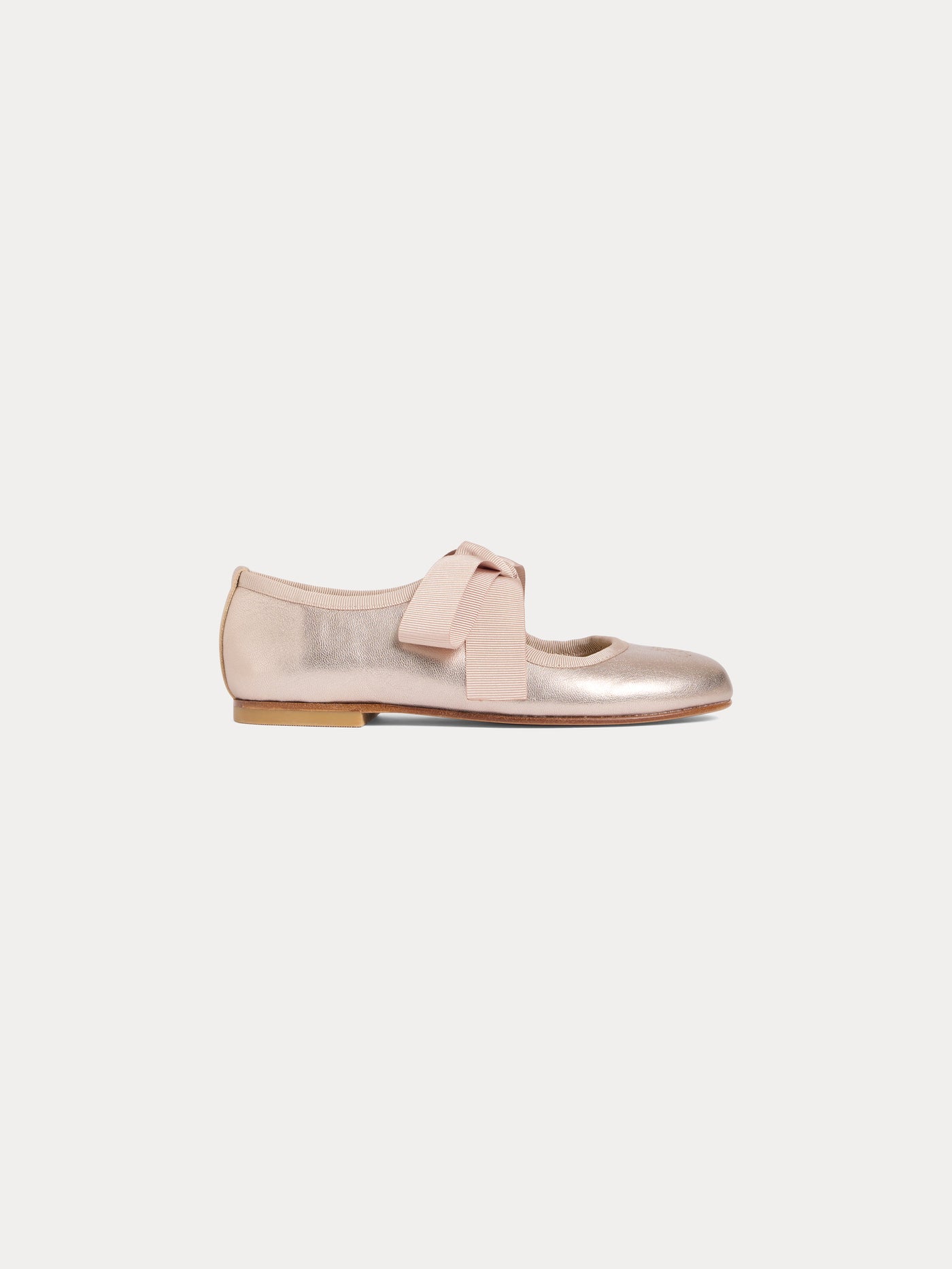 Jany ballerinas in rose gold leather