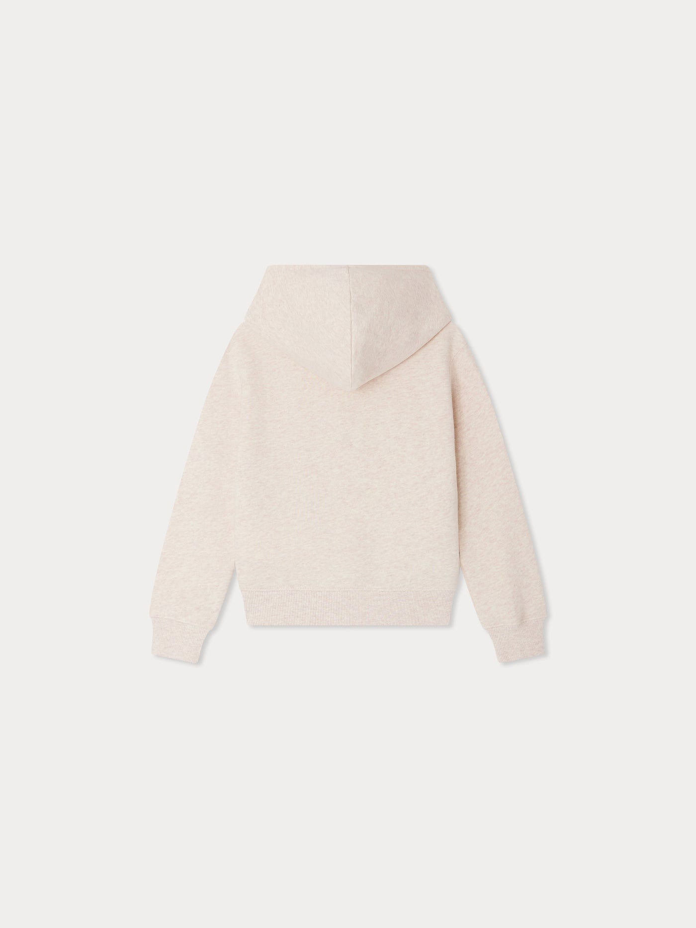 Tita embroidered sweatshirt with pearls and hood