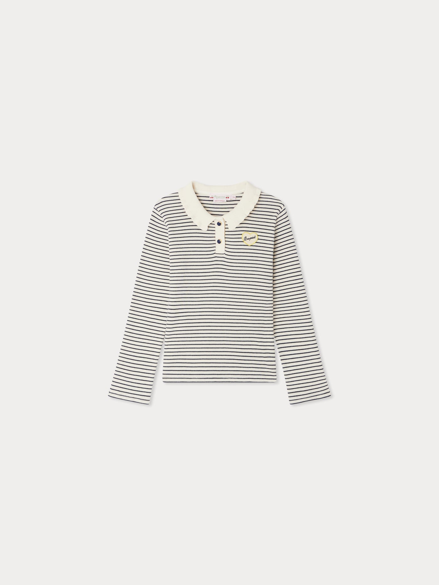 Juanna polo shirt with collar in organic cotton