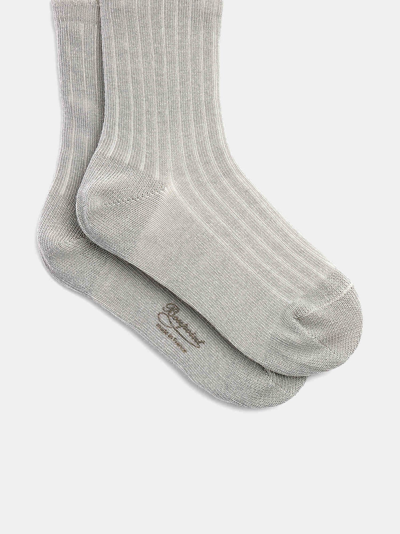 Elvire blue cotton socks