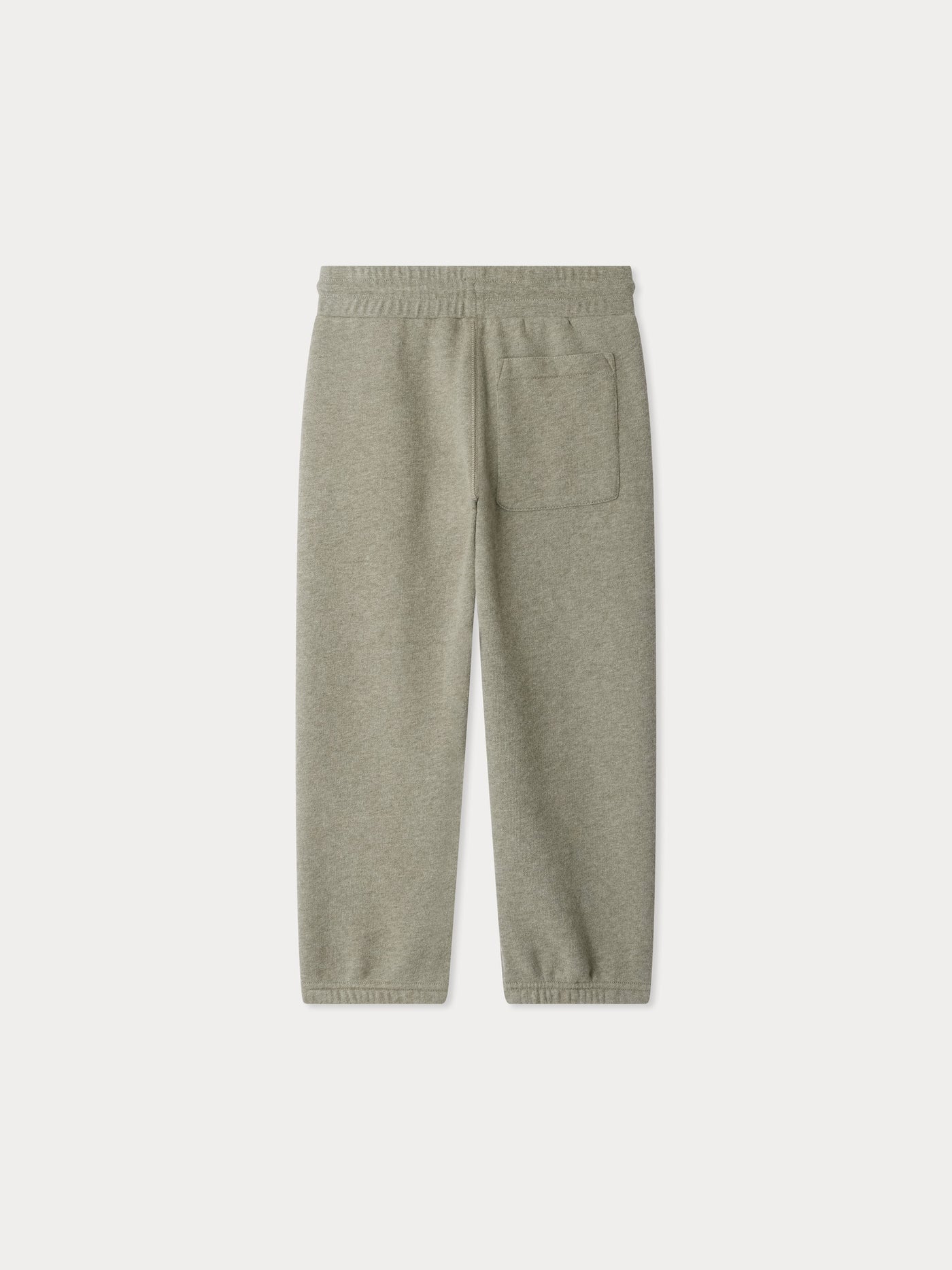 Tidji jogging pants with elasticated waistband in green organic cotton