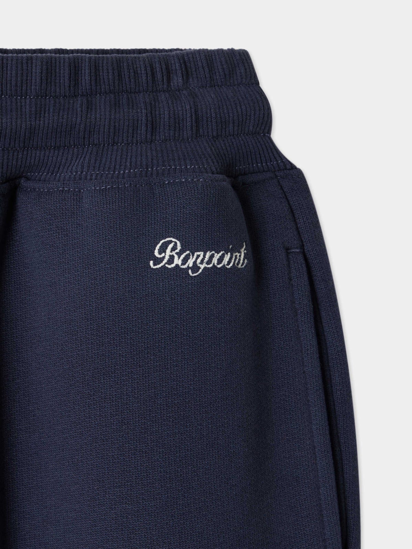 Tidji jogging pants in navy blue organic cotton