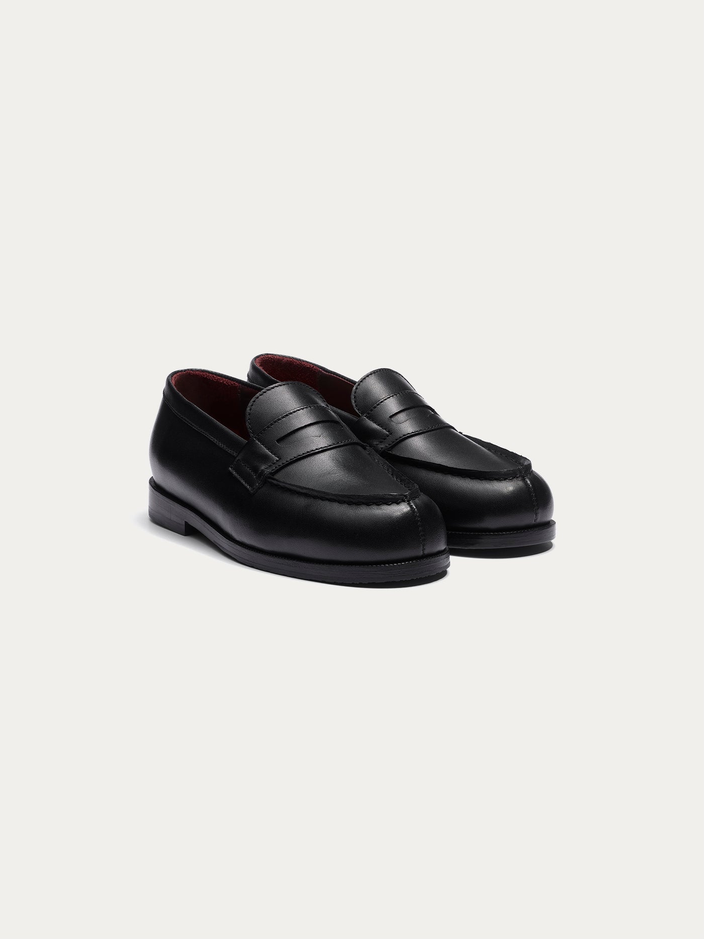Bonpoint x Weston leather loafers
