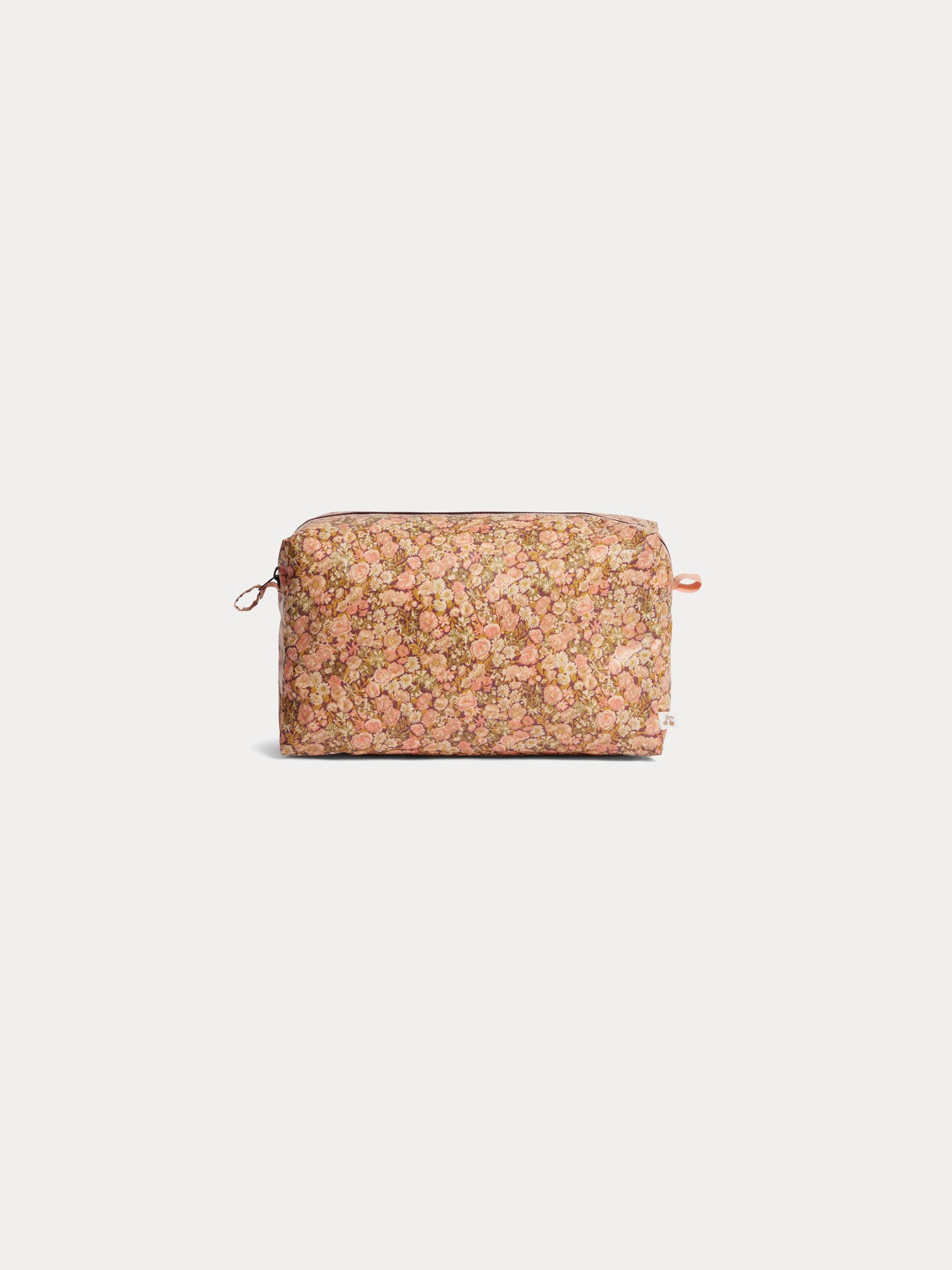 Quilted pencil case in Liberty fabric in coated cotton