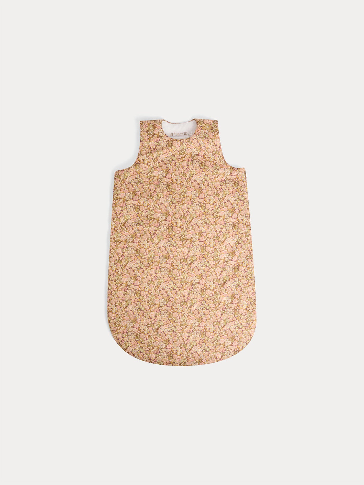 Joujou sleeping bag with zip in Liberty fabric in organic cotton