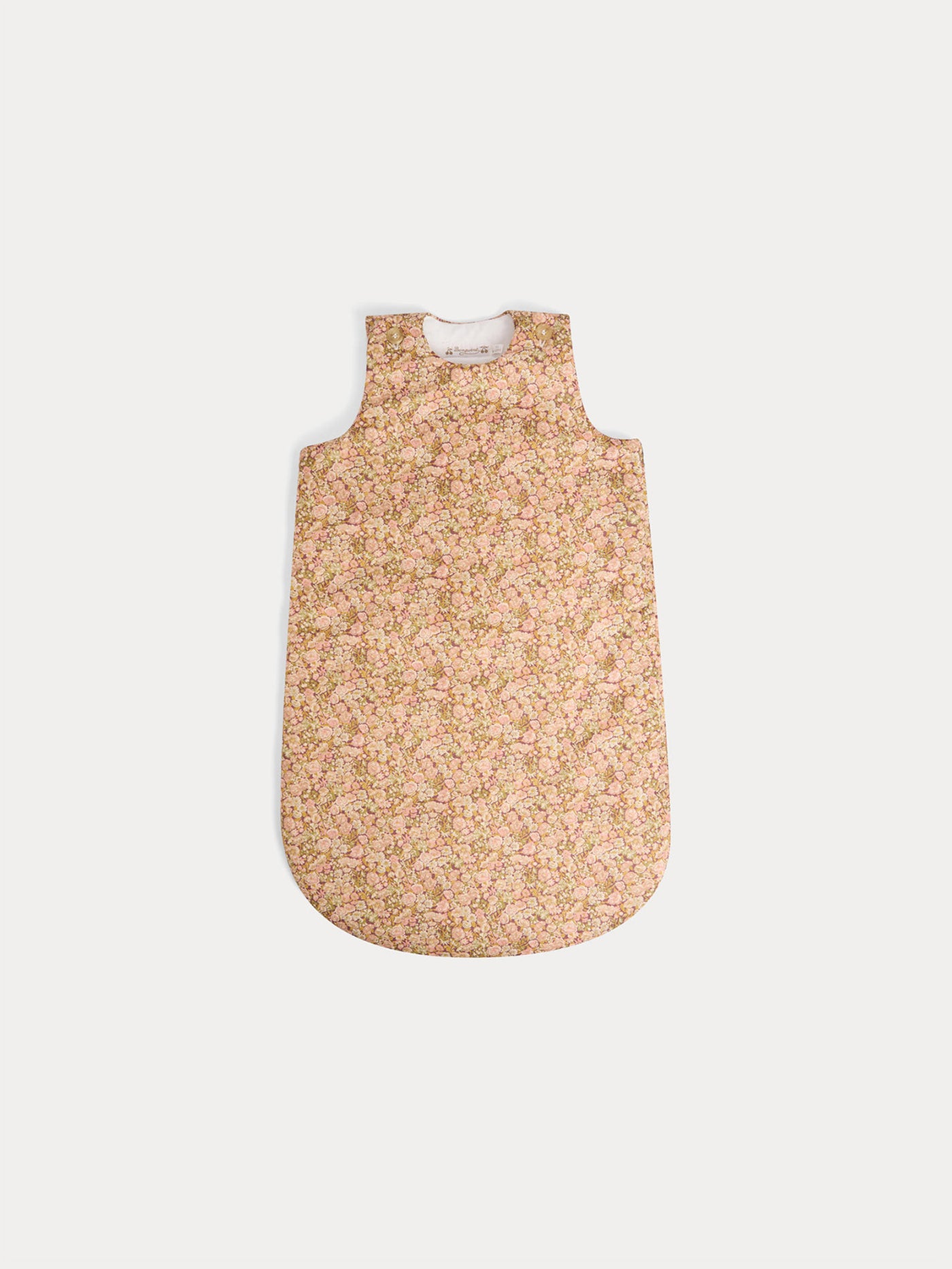 Joujou sleeping bag with zip in Liberty fabric in organic cotton