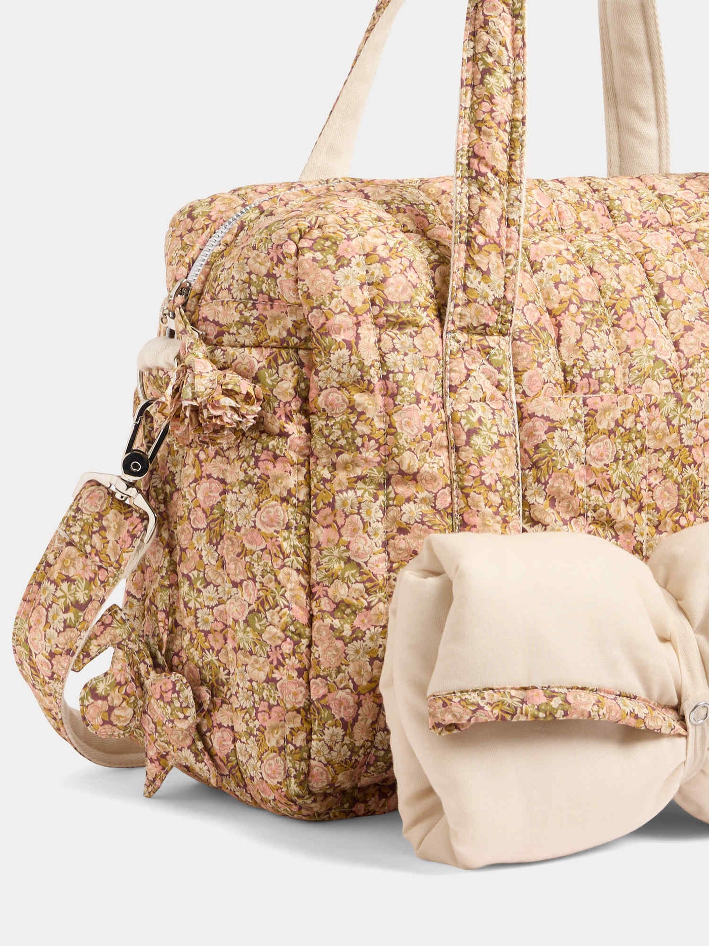 Piou quilted changing bag in Liberty fabric