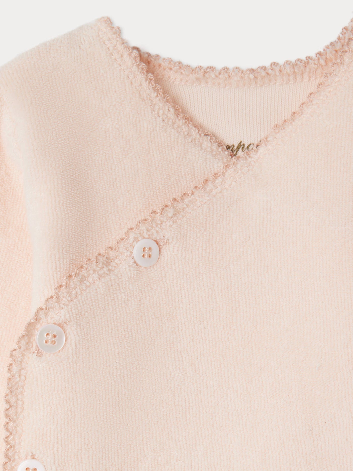 Julia organic cotton crossover terry cloth set