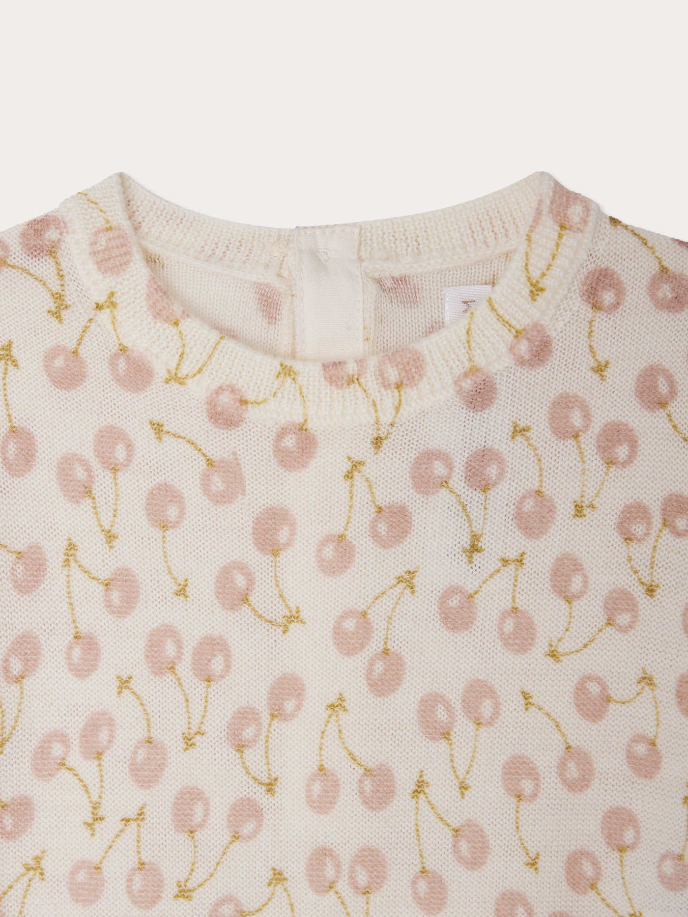 Tilouana cherry print wool jumpsuit