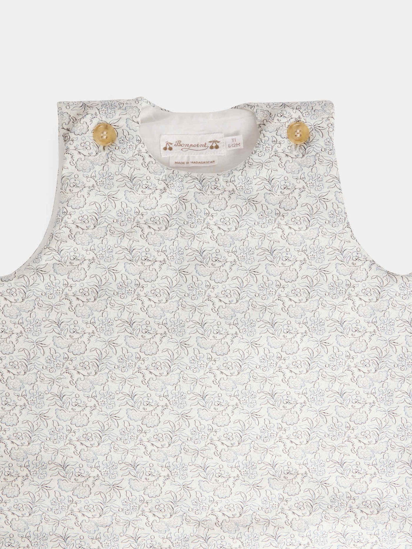 Joujou printed sleeping bag with zip in organic cotton