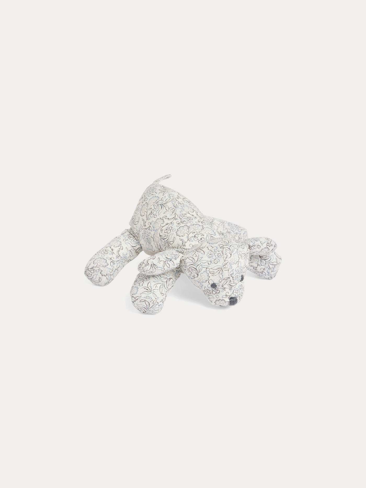 Aimée dog comforter with blue floral print