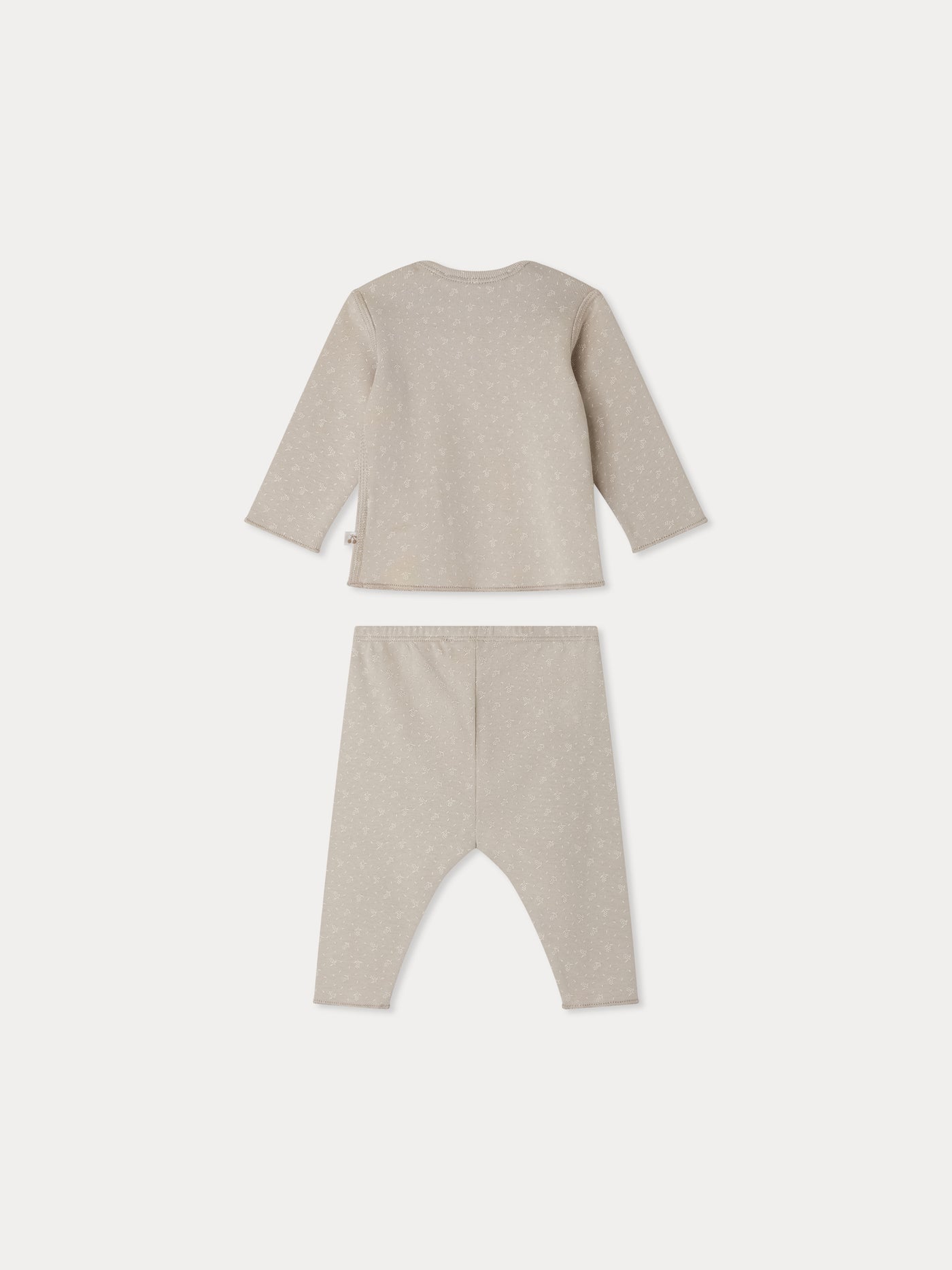 Timi printed set with American neckline in organic cotton