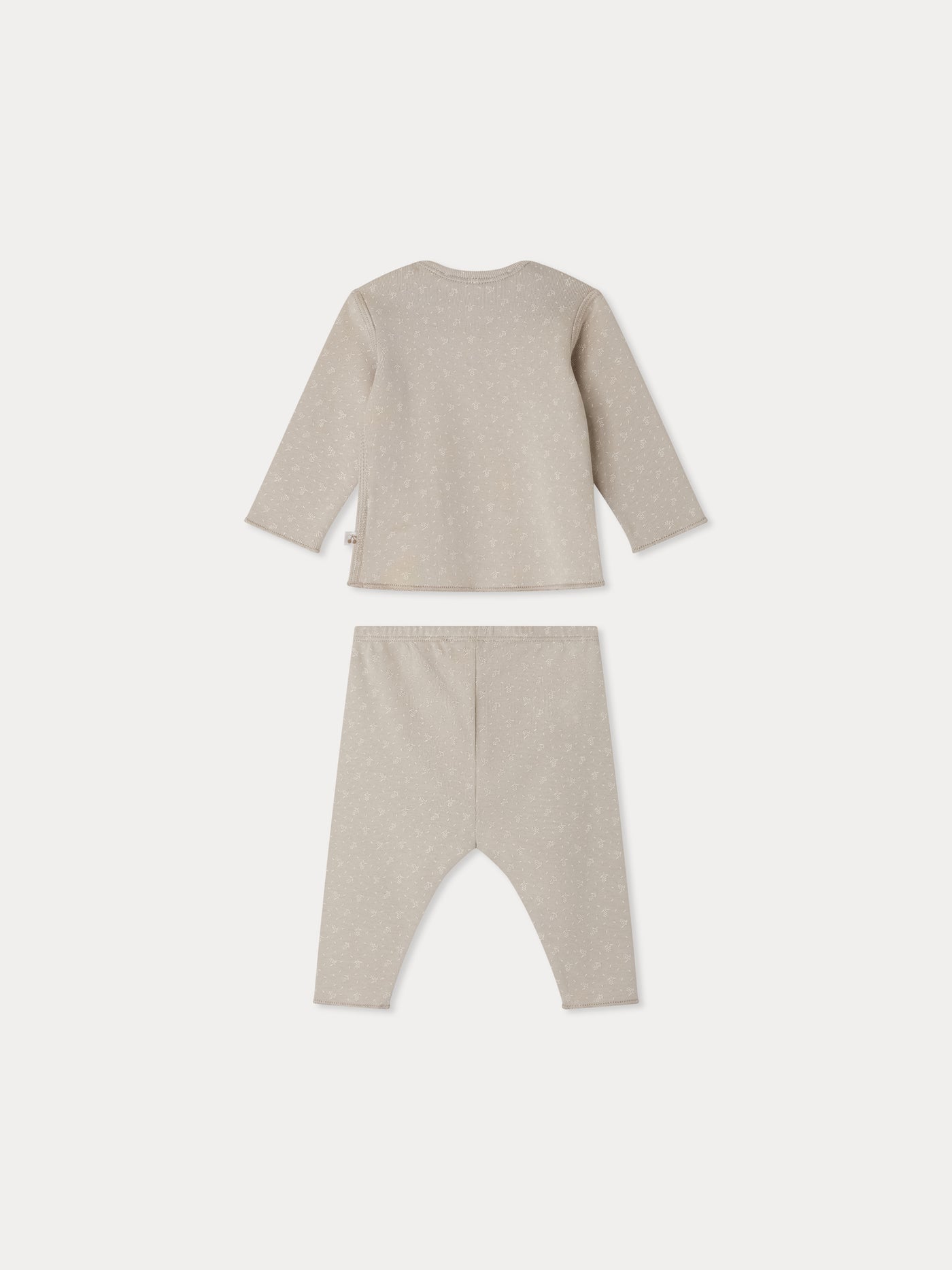 Timi printed set with American neckline in organic cotton