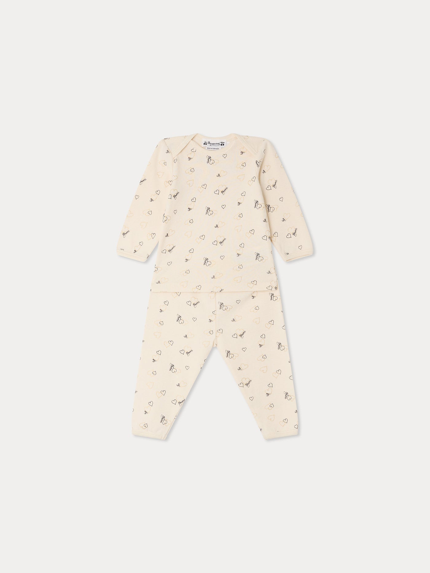 Bonpoint Timi anniversary print set in organic cotton