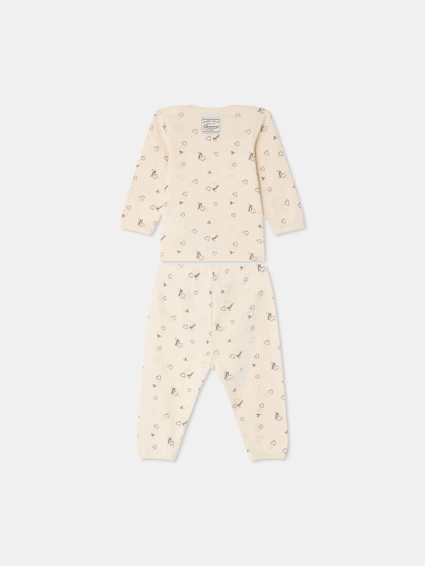Bonpoint Timi anniversary print set in organic cotton