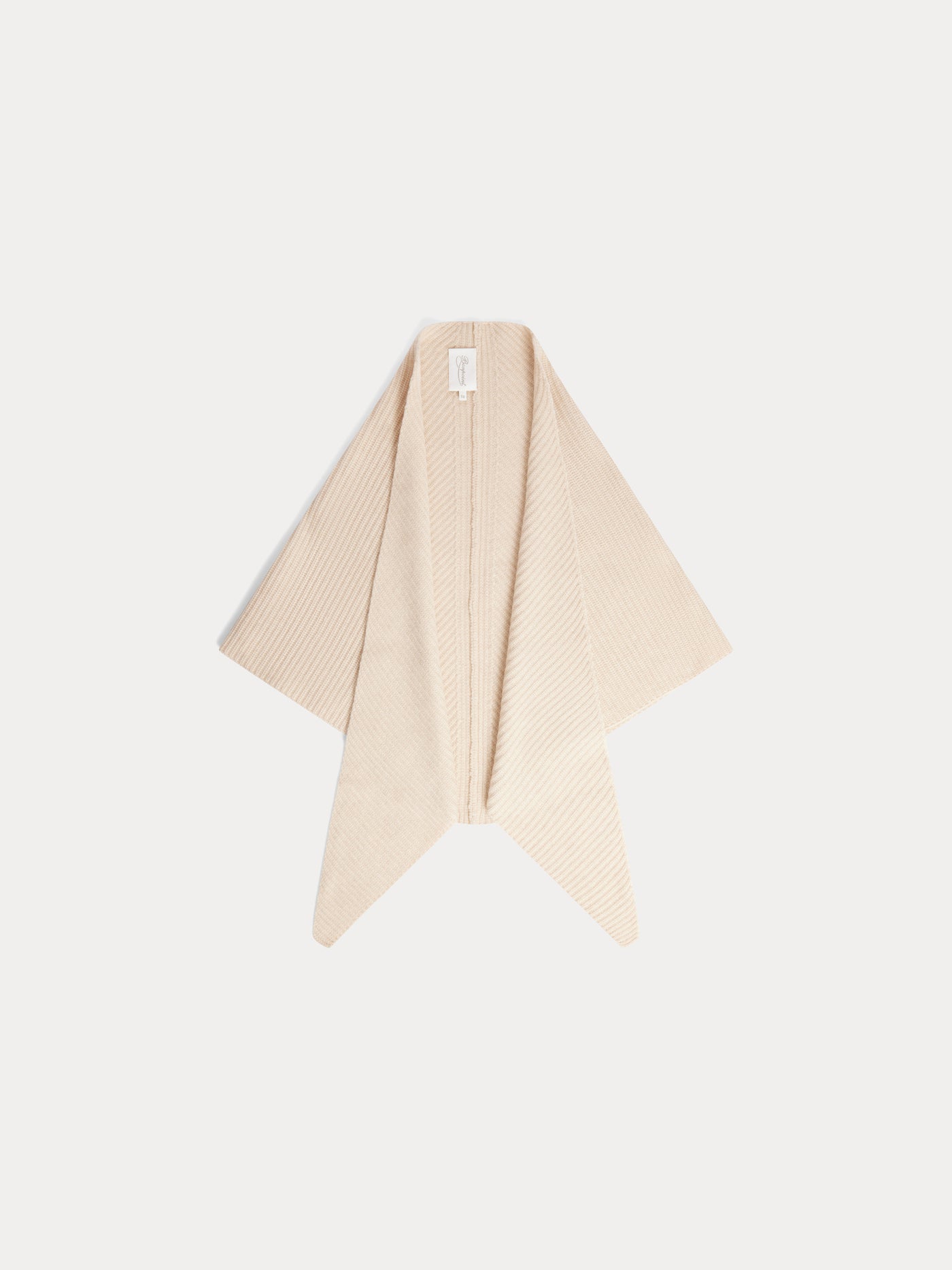 Alsace beige cashmere scarf