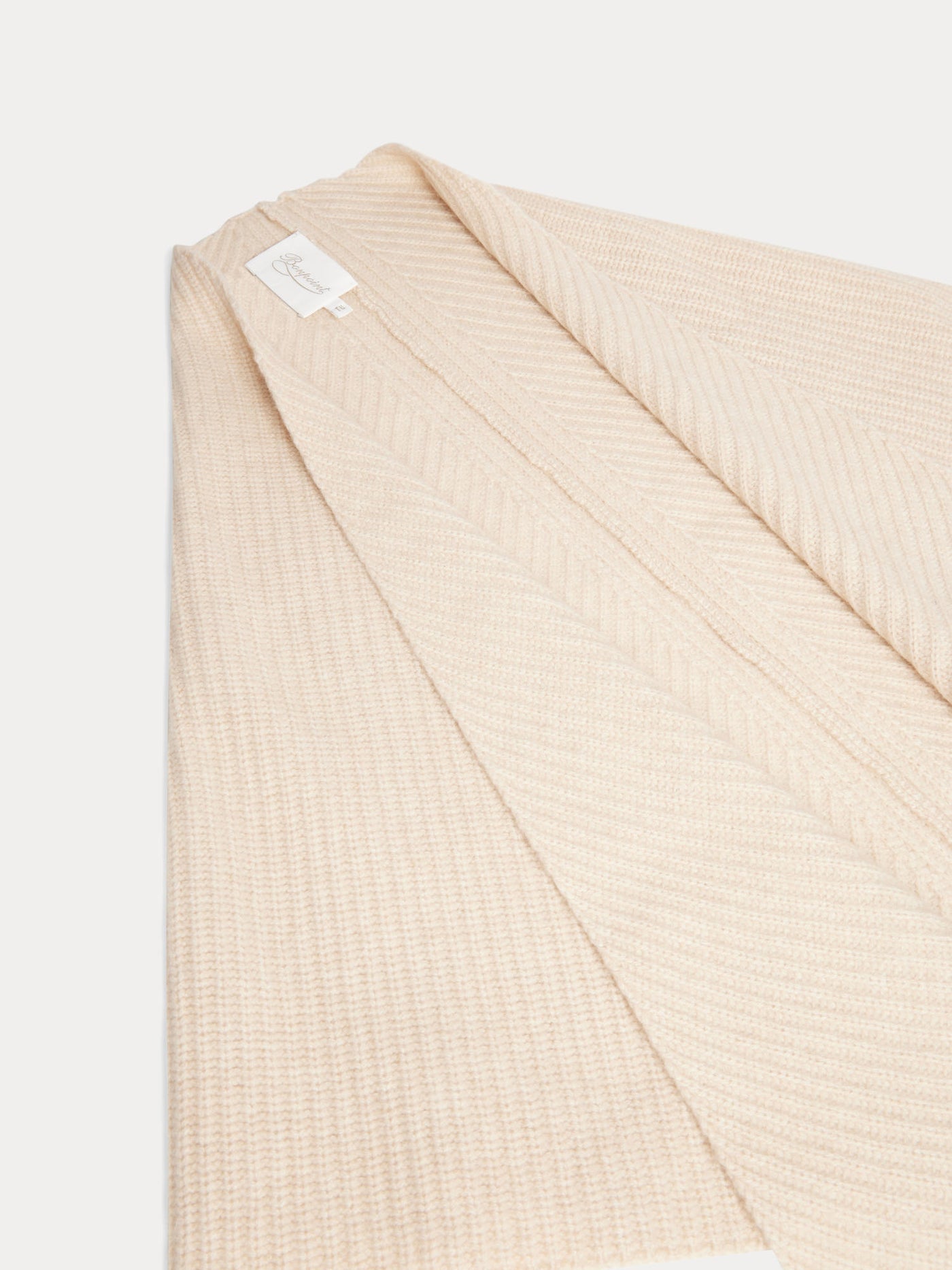 Alsace beige cashmere scarf