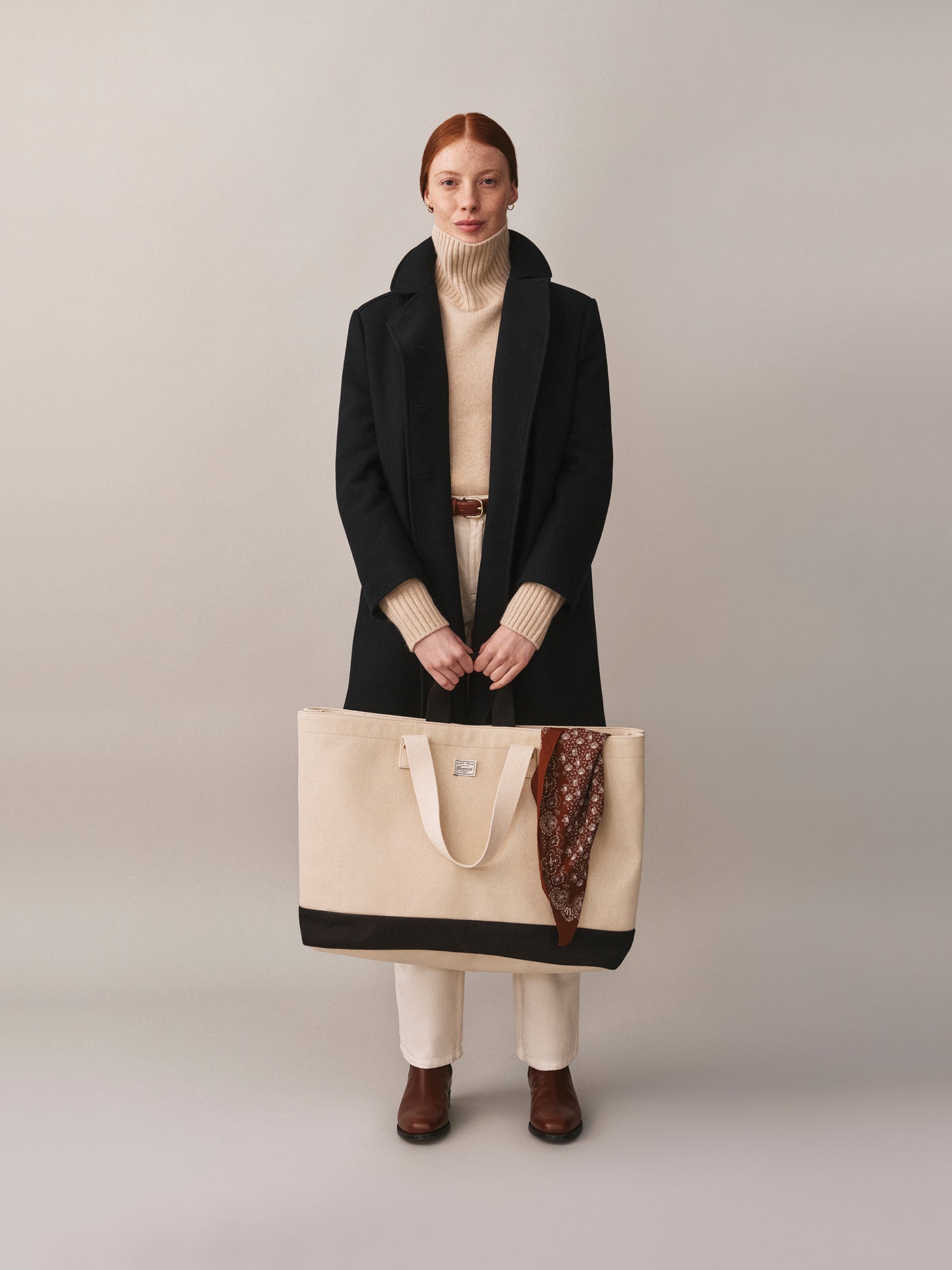 Janvière bag with double cotton handles