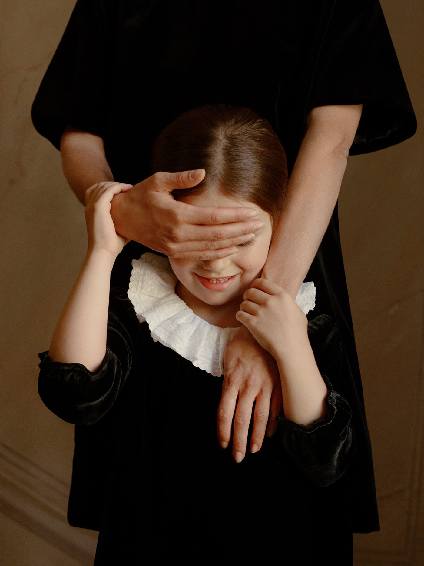 Jibel dress in organic cotton velvet