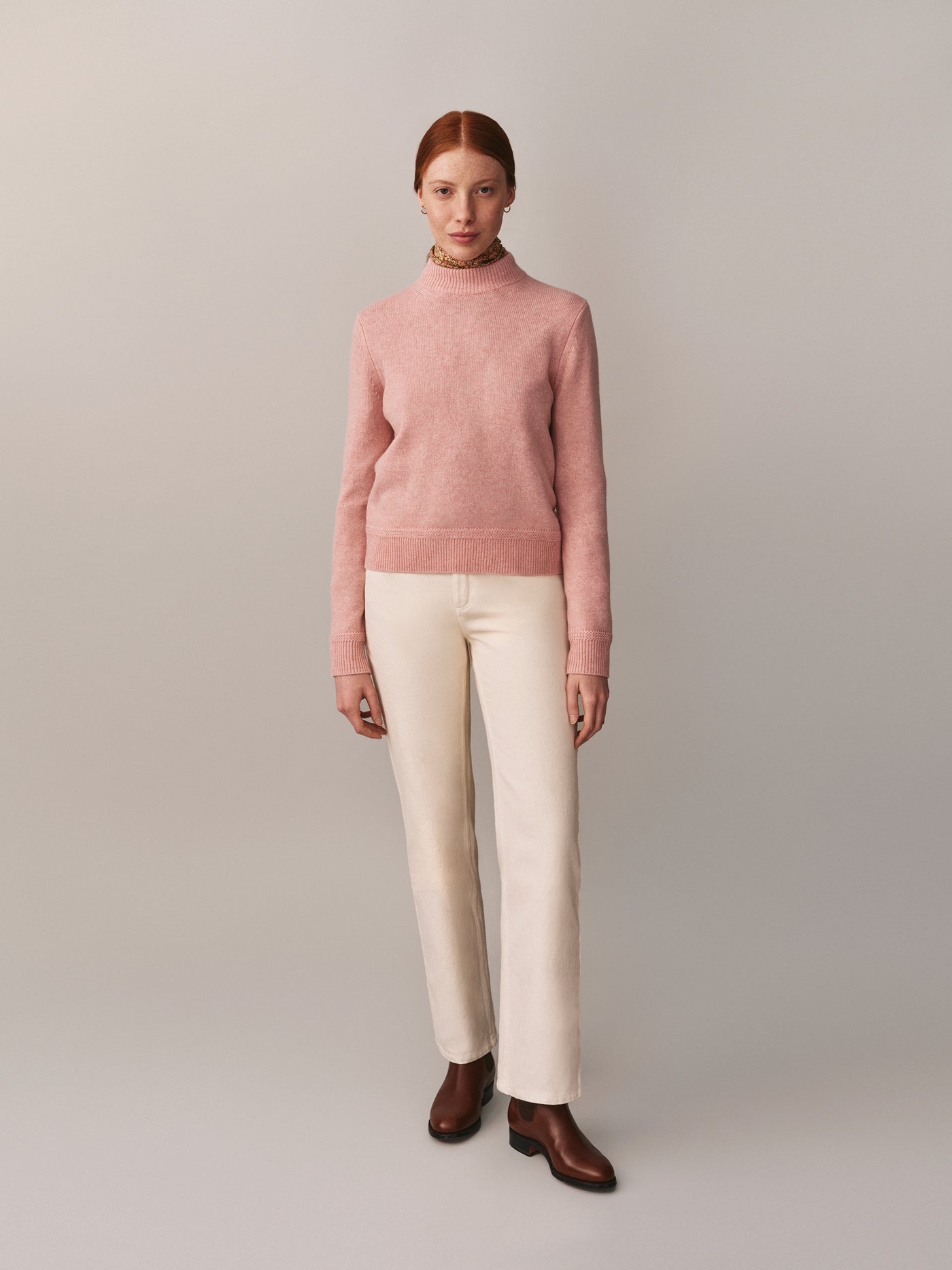 Jylo pink cashmere sweater
