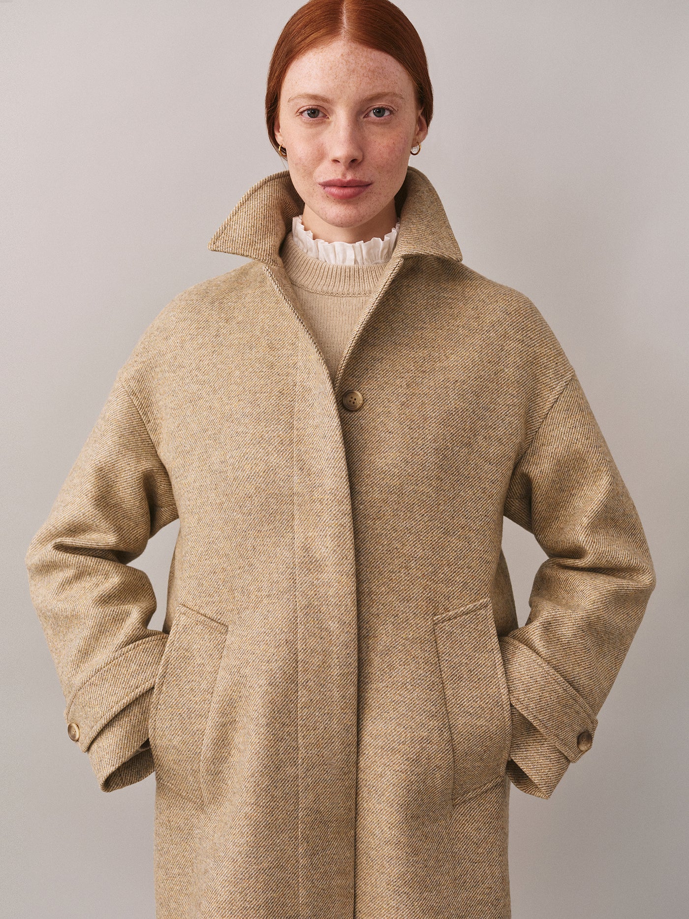 Justina wool coat