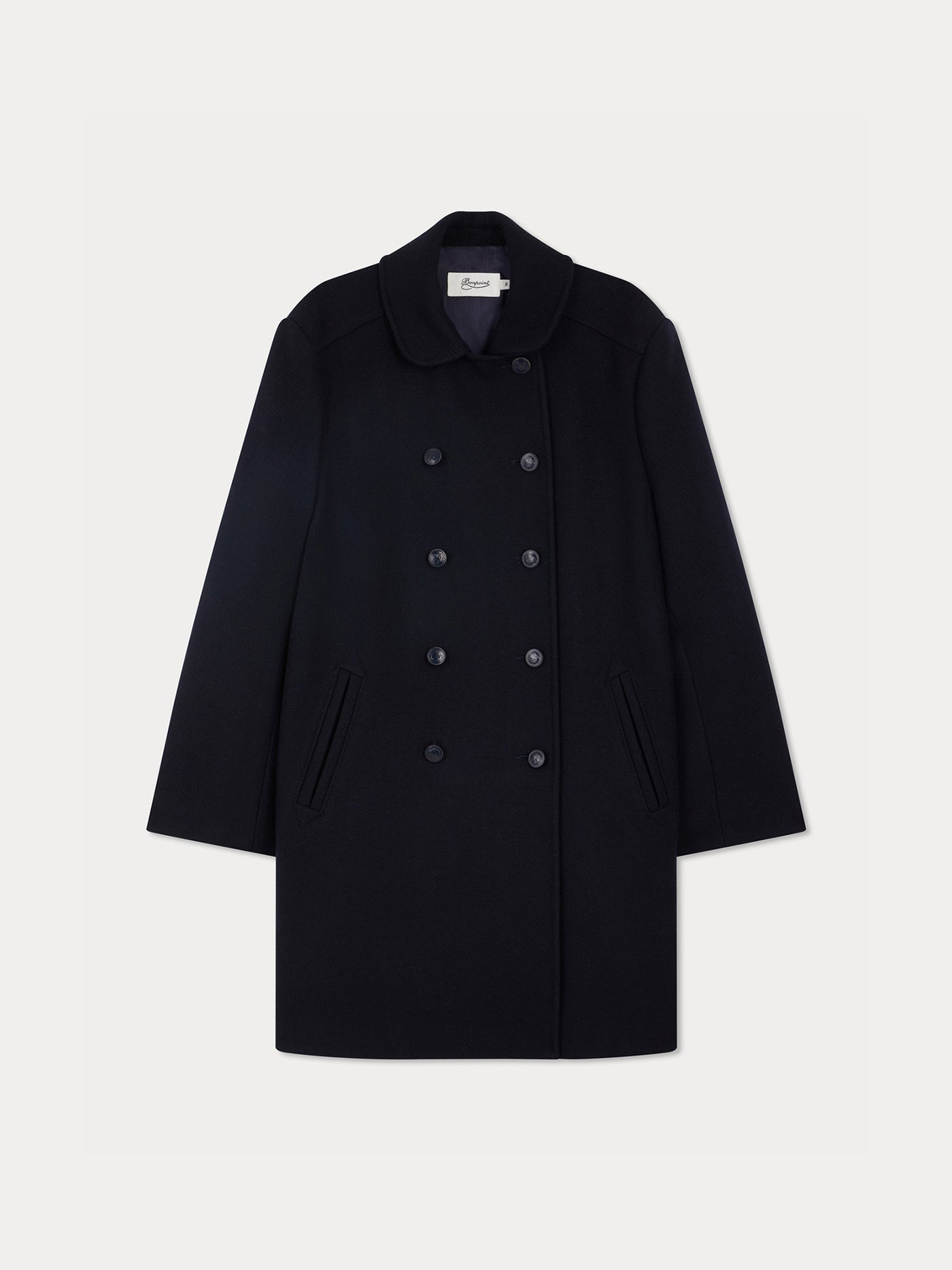 Jounia coat in recycled wool