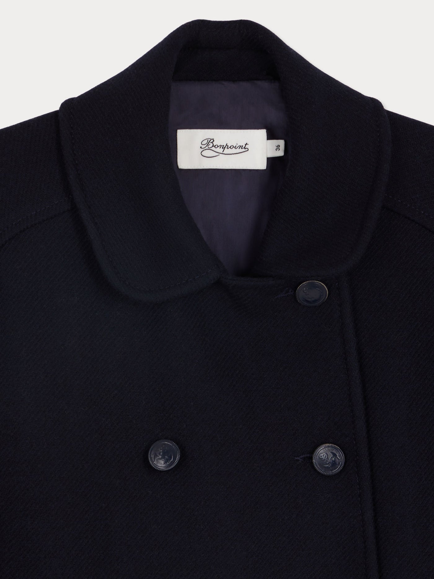 Jounia coat in recycled wool