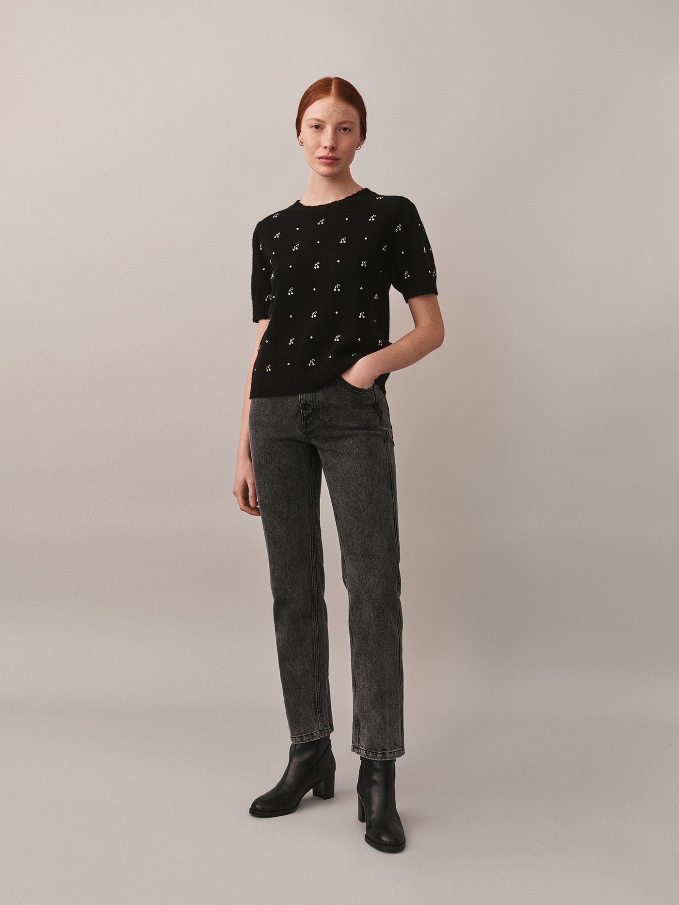 Jasp organic cotton mid-rise jeans