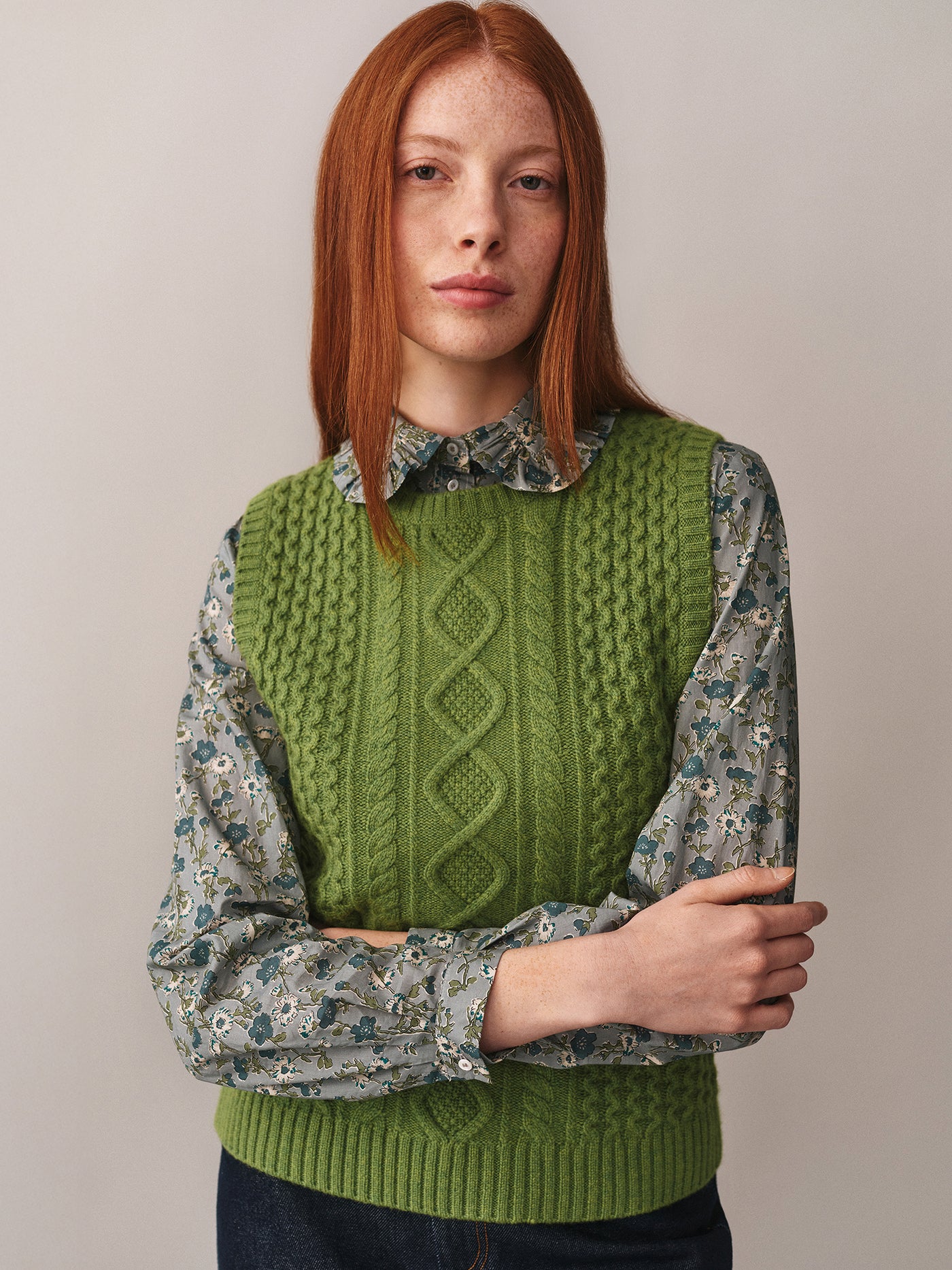 Wales shirt in Liberty fabric in organic cotton