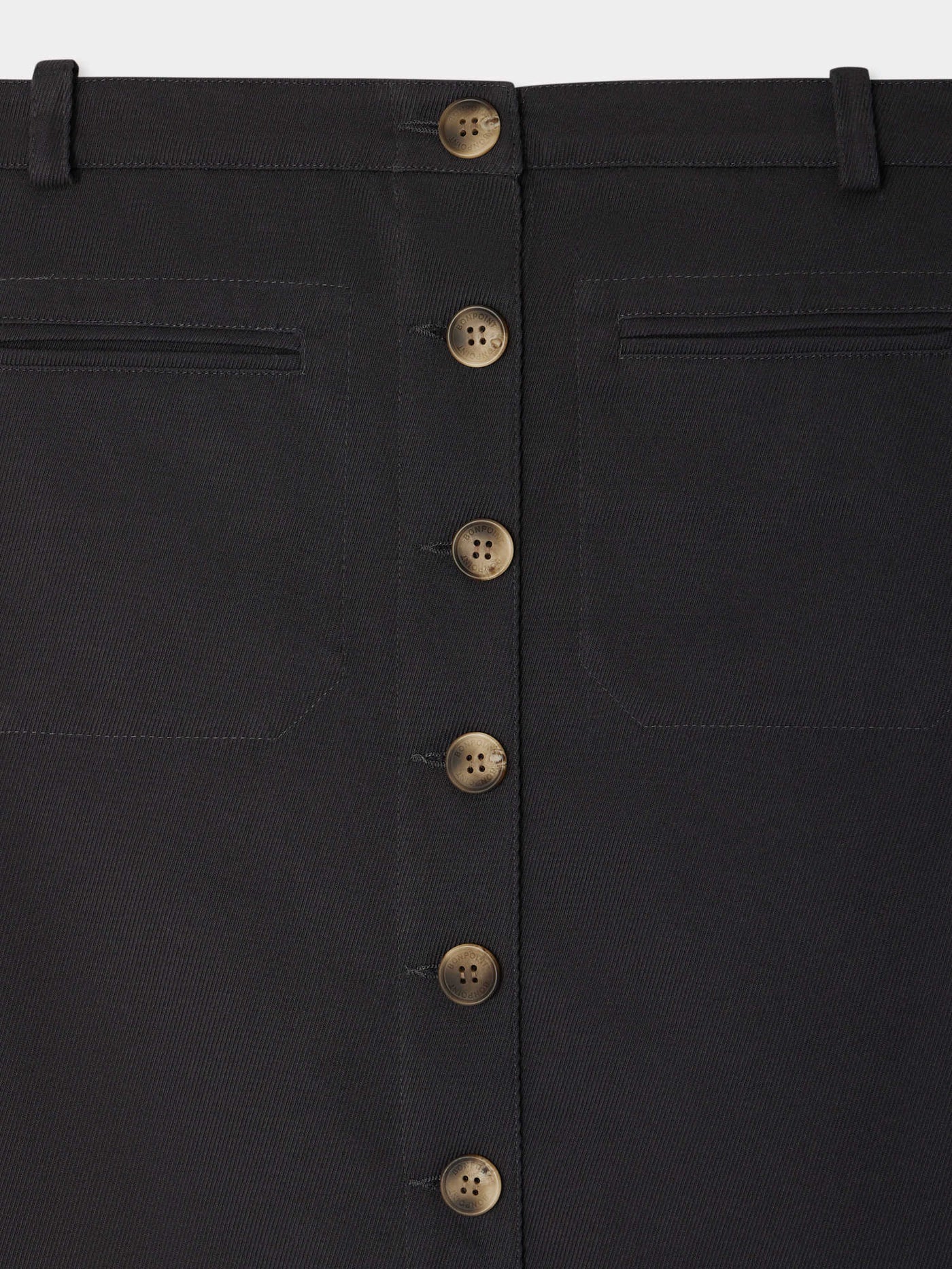 Joani skirt with piped pocket in organic cotton