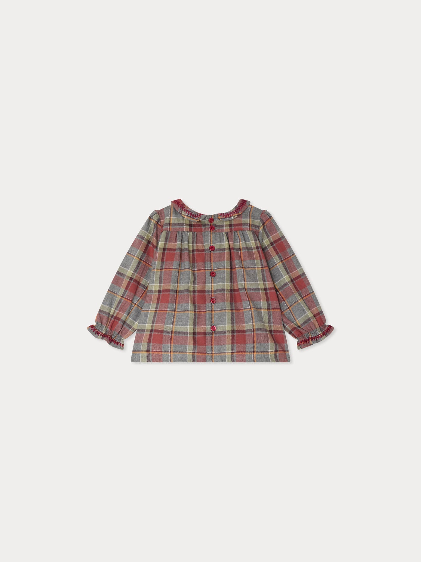 Tivoli blouse with embroidered collar
