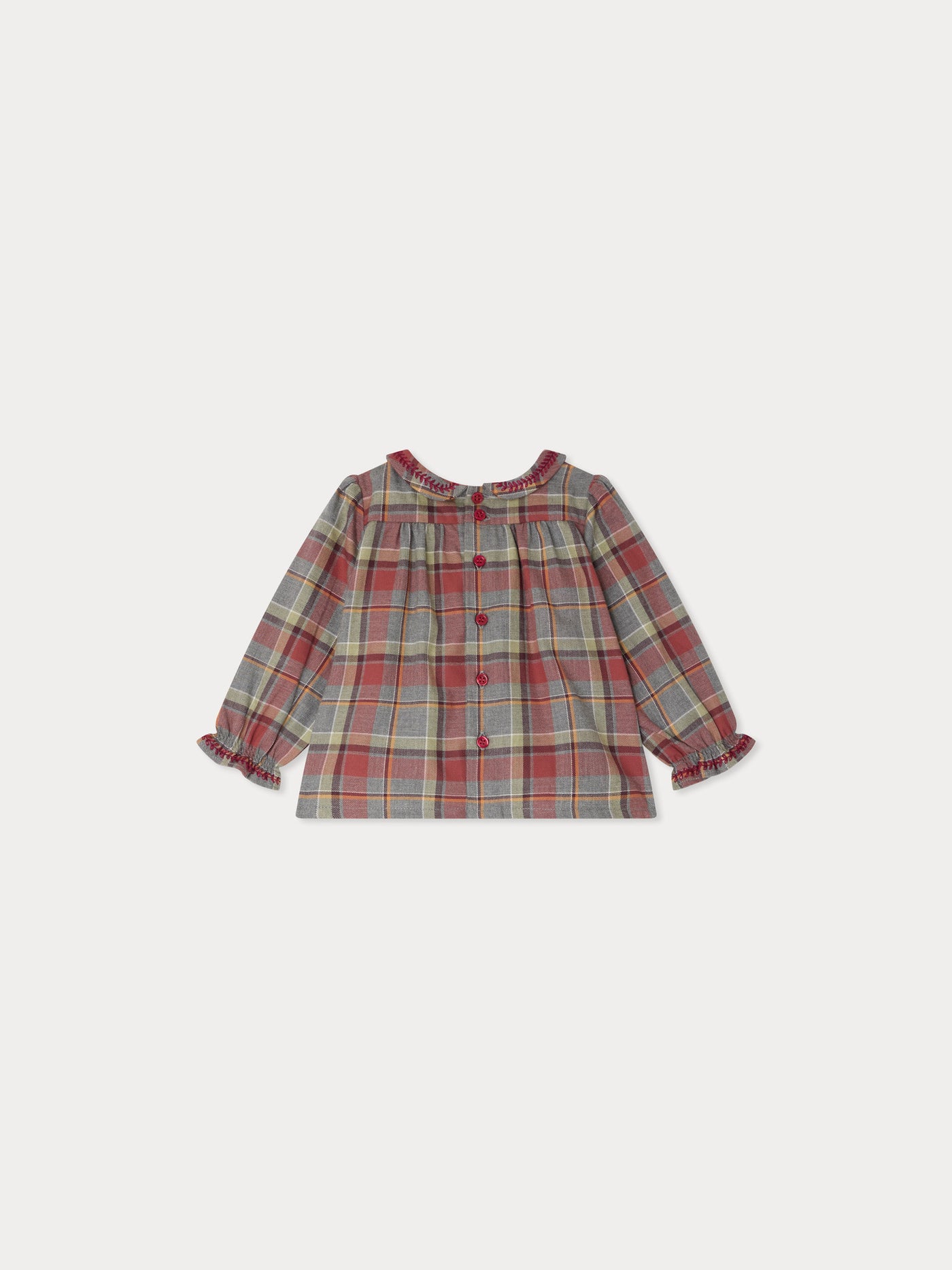 Tivoli blouse with embroidered collar