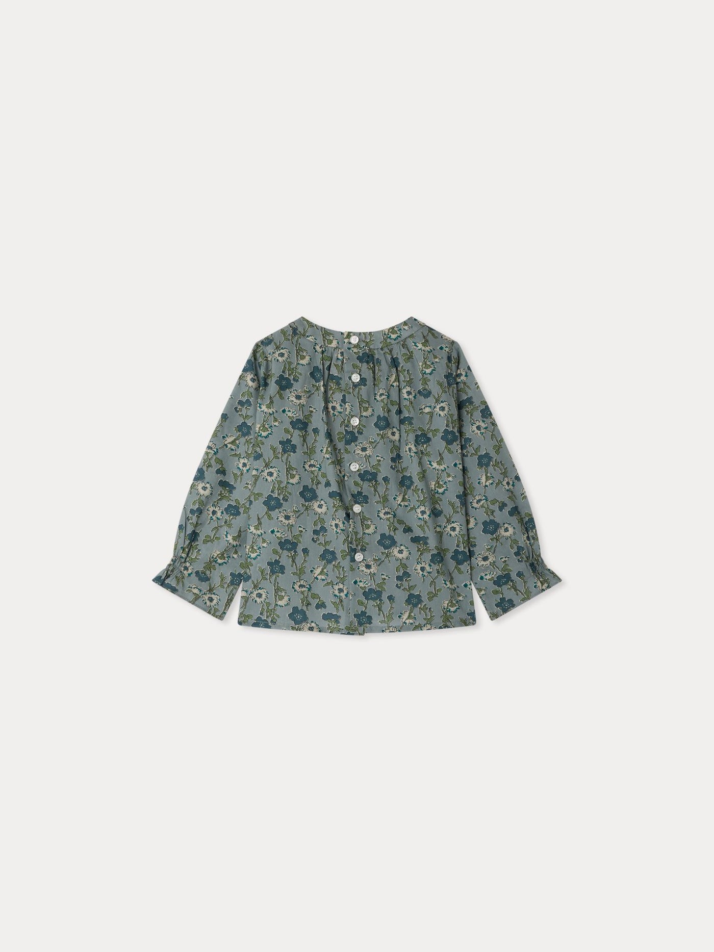Blissi smocked blouse in Liberty fabric in organic cotton