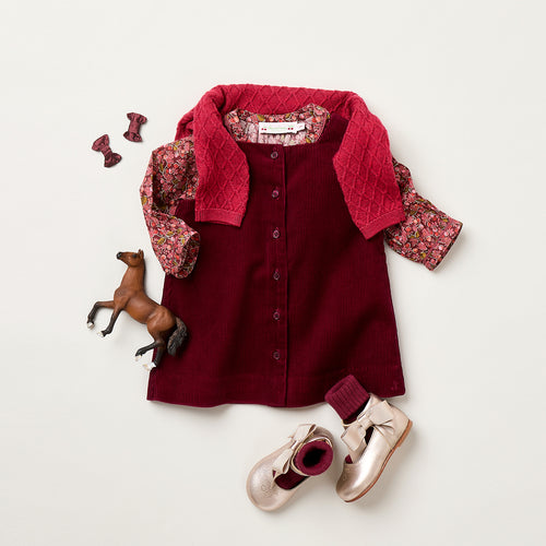 Jacquine corduroy dress