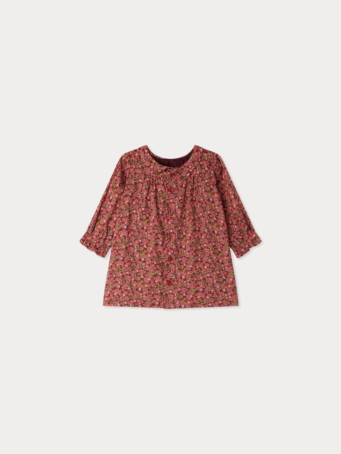 Juju smocked dress in Liberty fabric in organic cotton