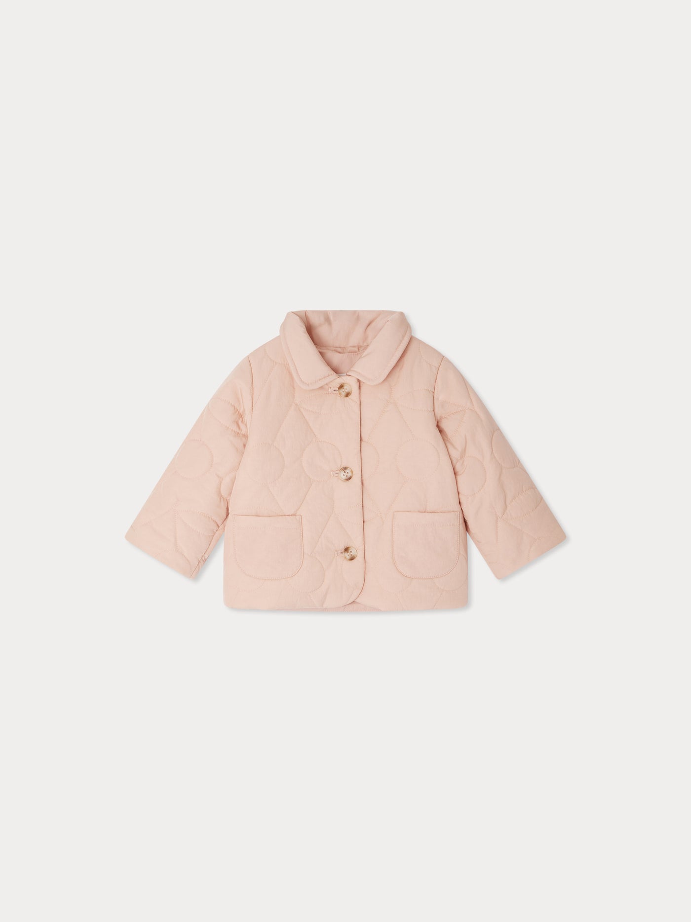 Cherry quilted Juno jacket