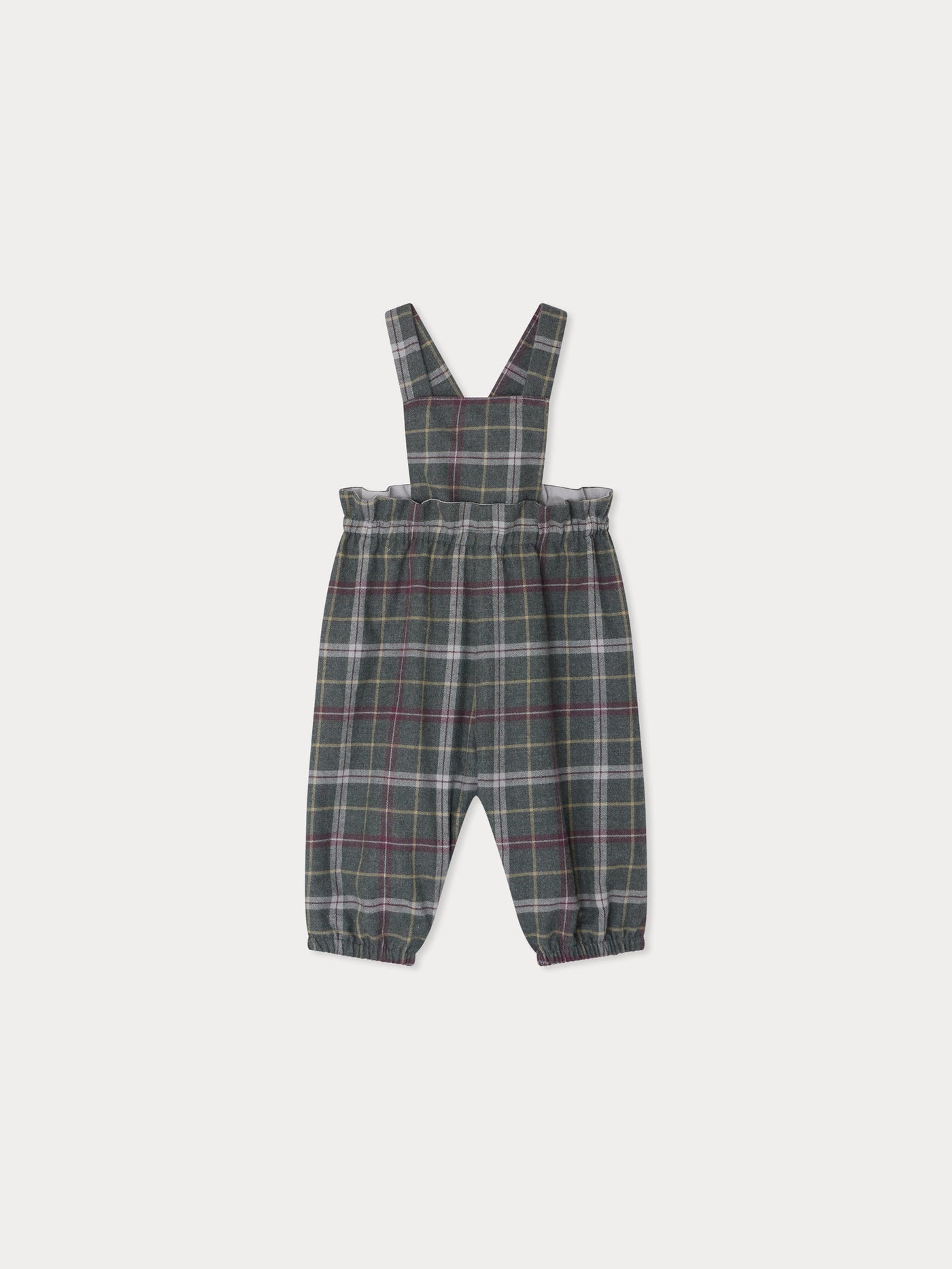 Gray checkered papaya overalls