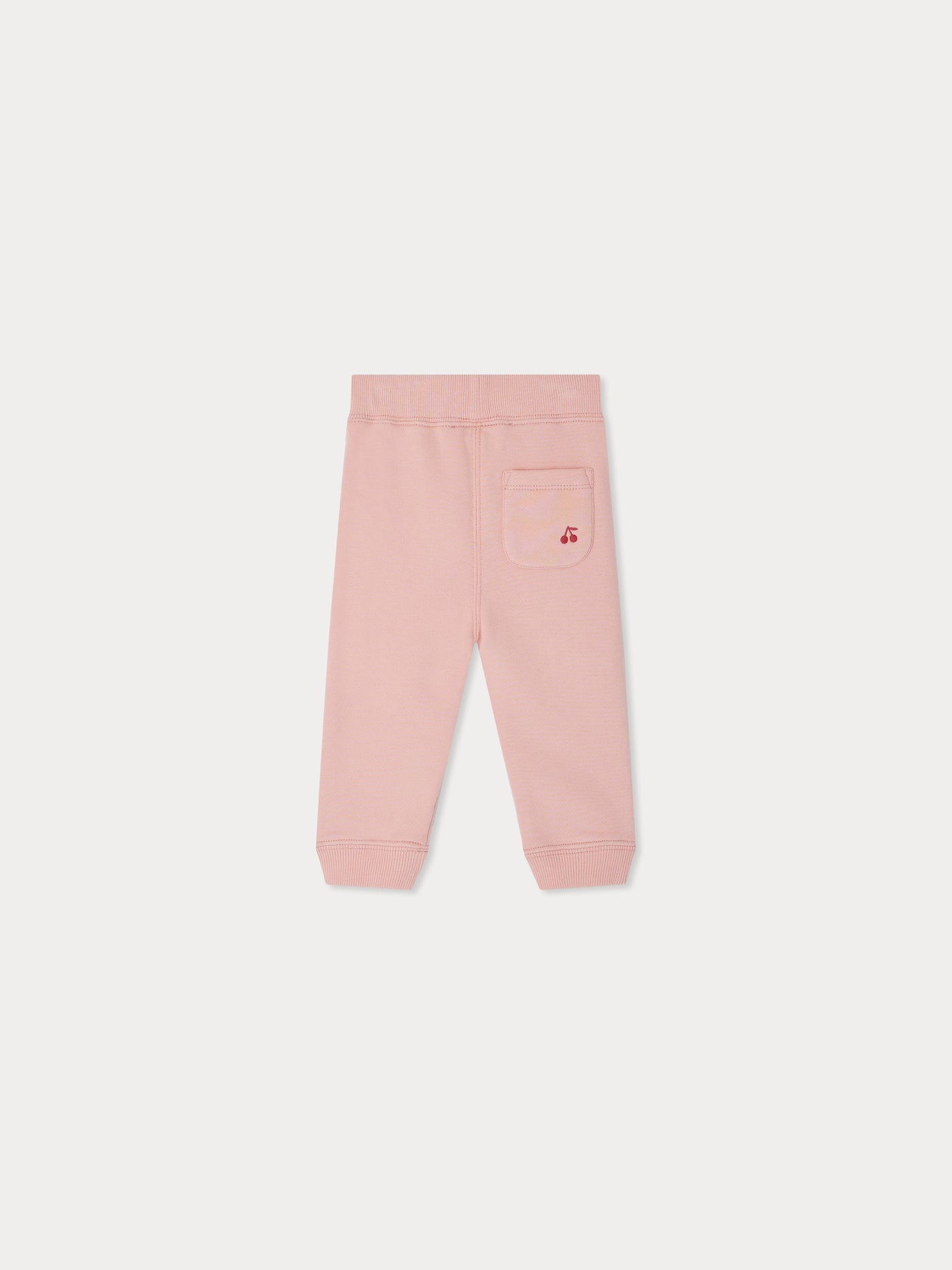 Bambo jogging pants with Liberty fabric drawstring in organic cotton