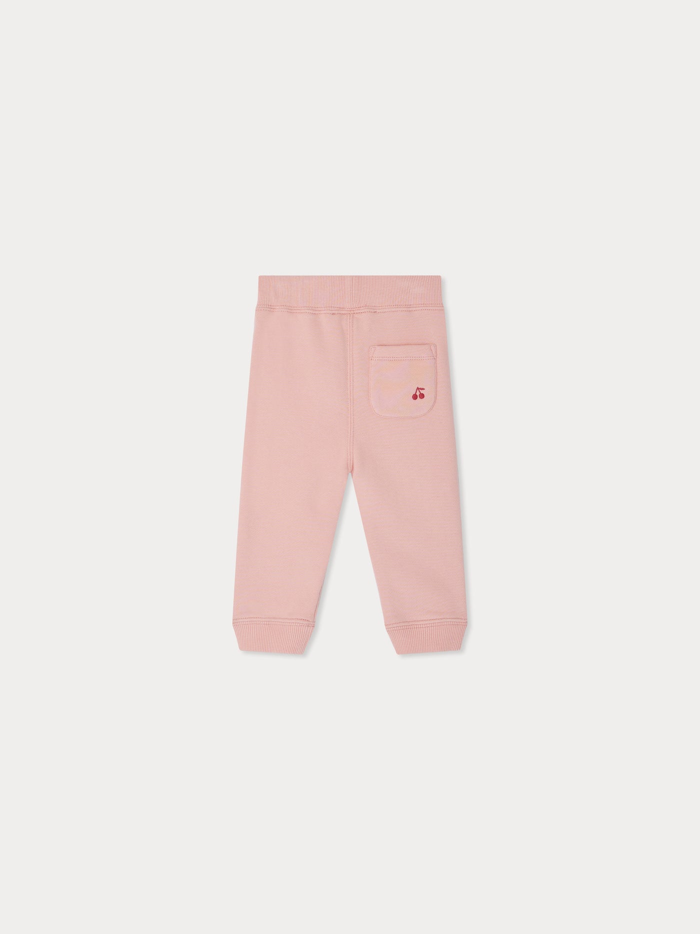 Bambo jogging pants with Liberty fabric drawstring in organic cotton
