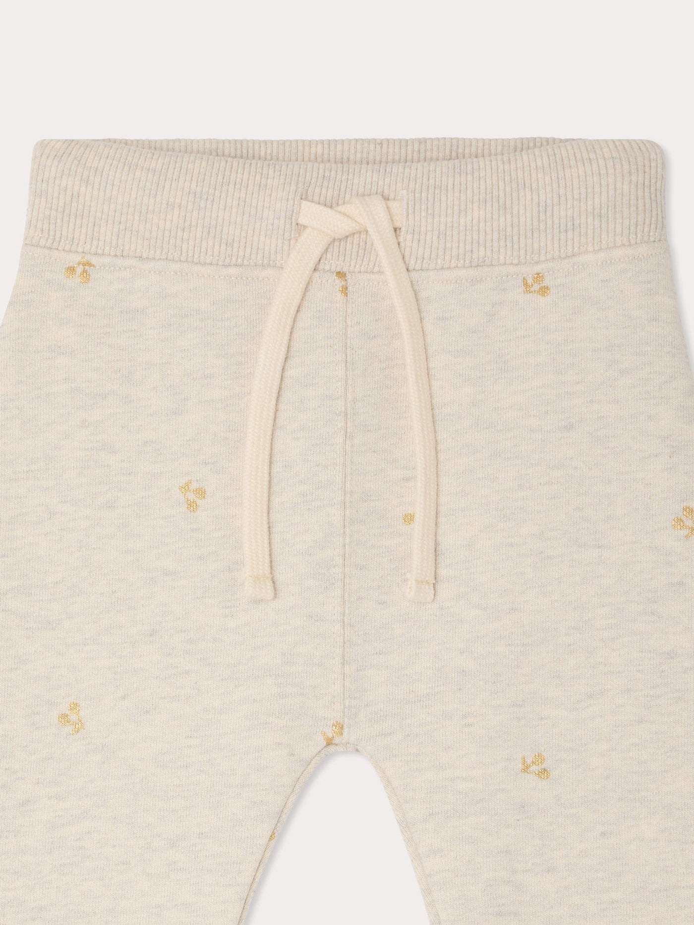 Bambo jogging pants with copper cherry print in organic cotton