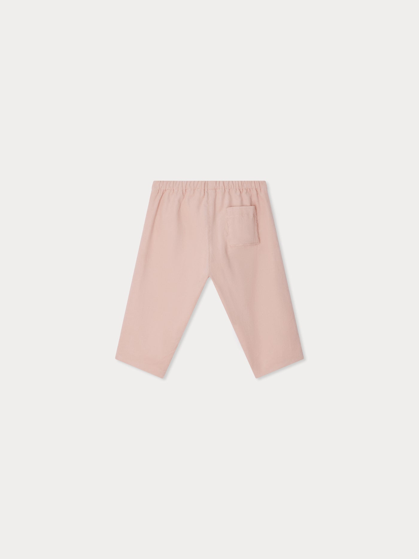 Dandy pants in pink organic cotton velvet