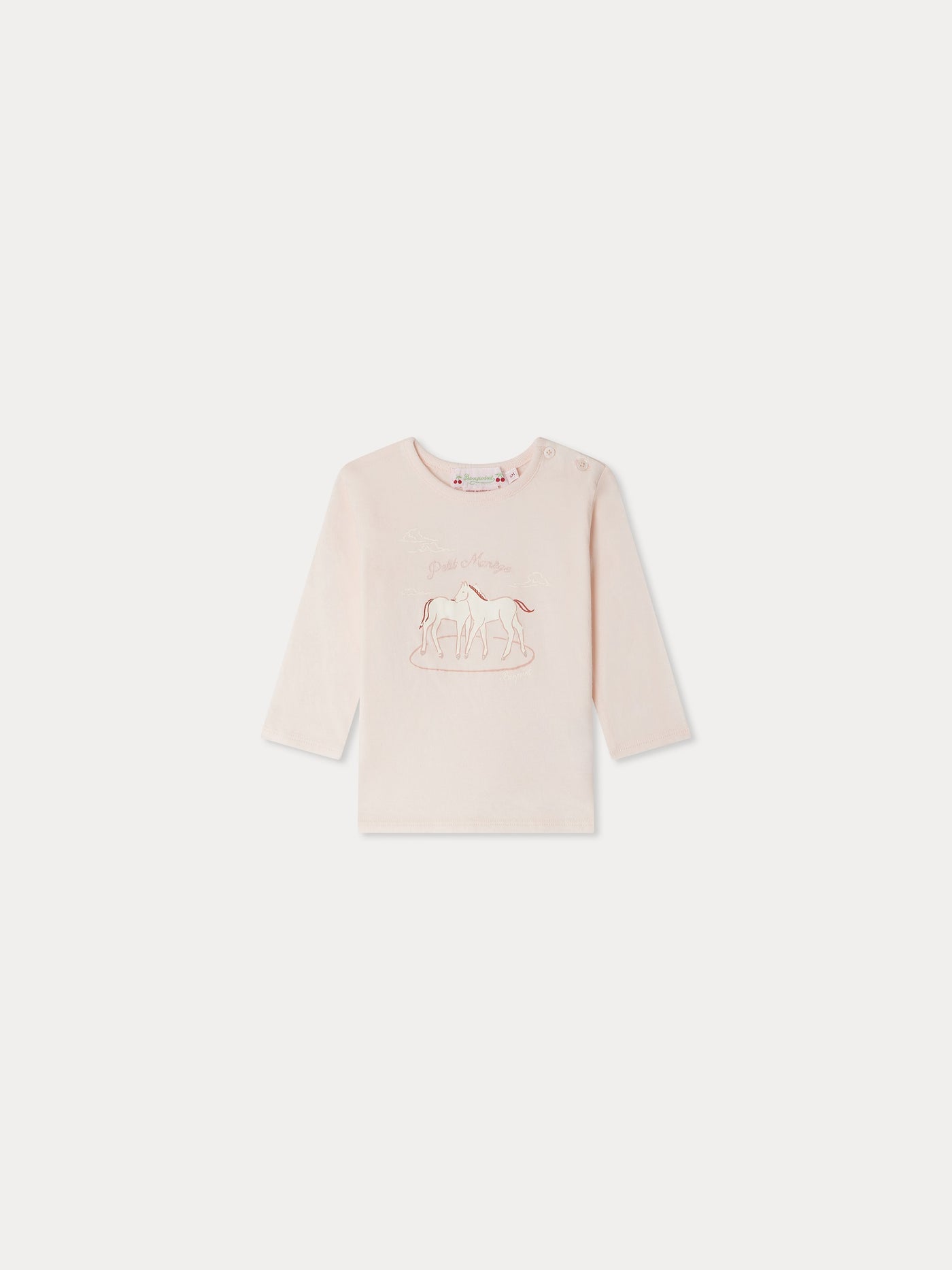 Tahsina Horse Print T-shirt in organic cotton
