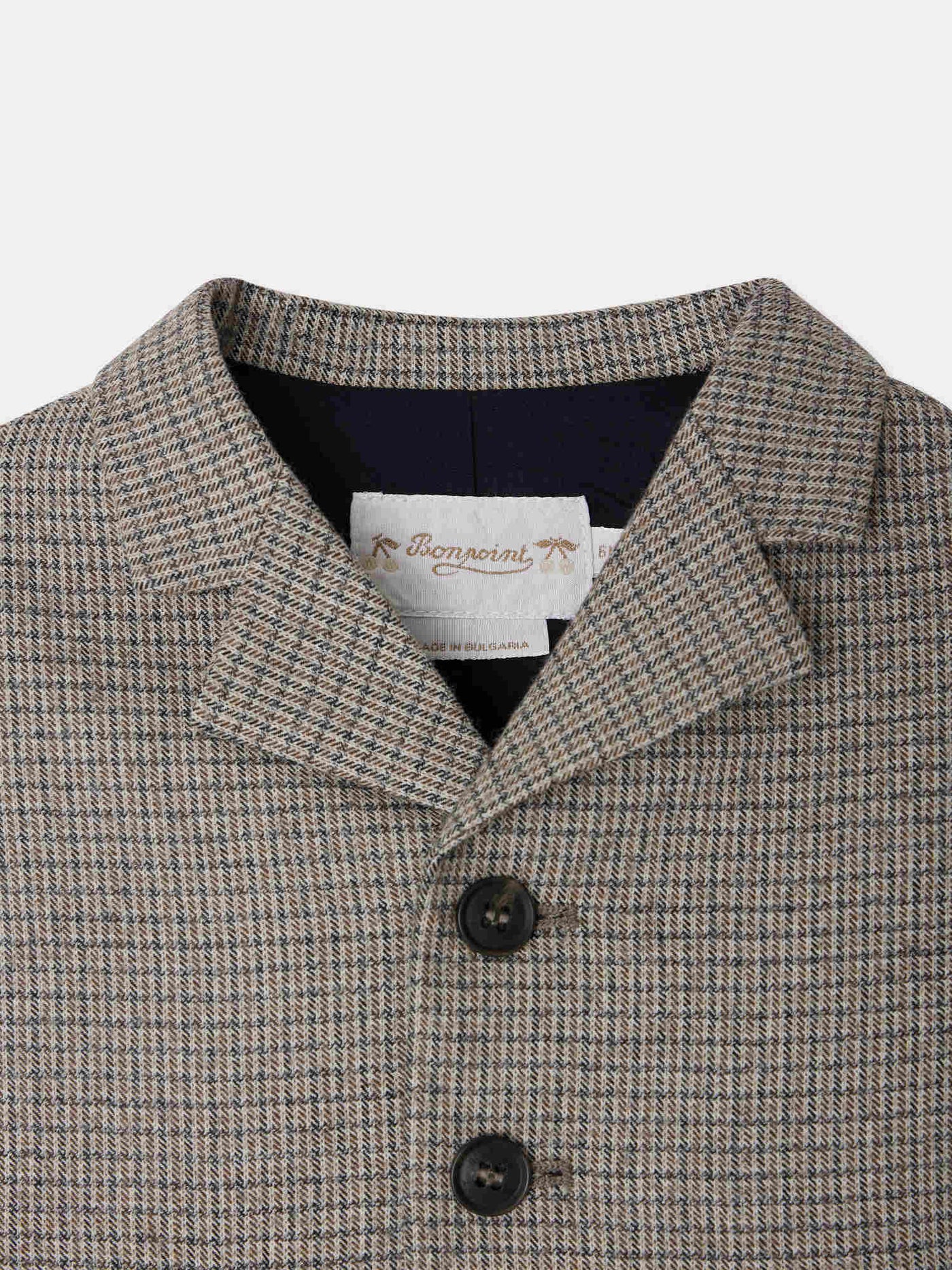 Leopold micro-check flannel jacket