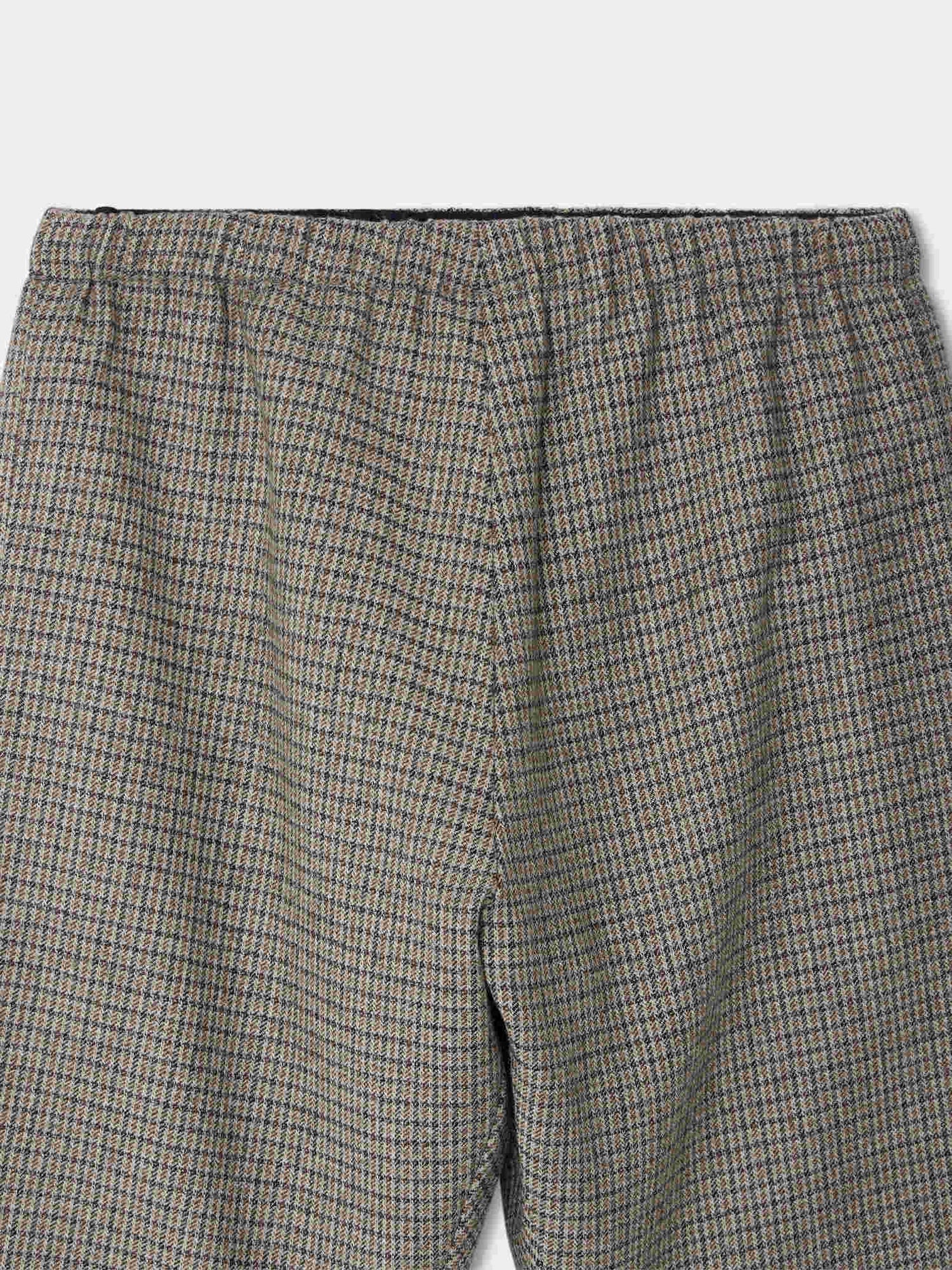 Dandy micro-check flannel pants