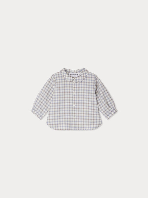 Nathan shirt with blue checks