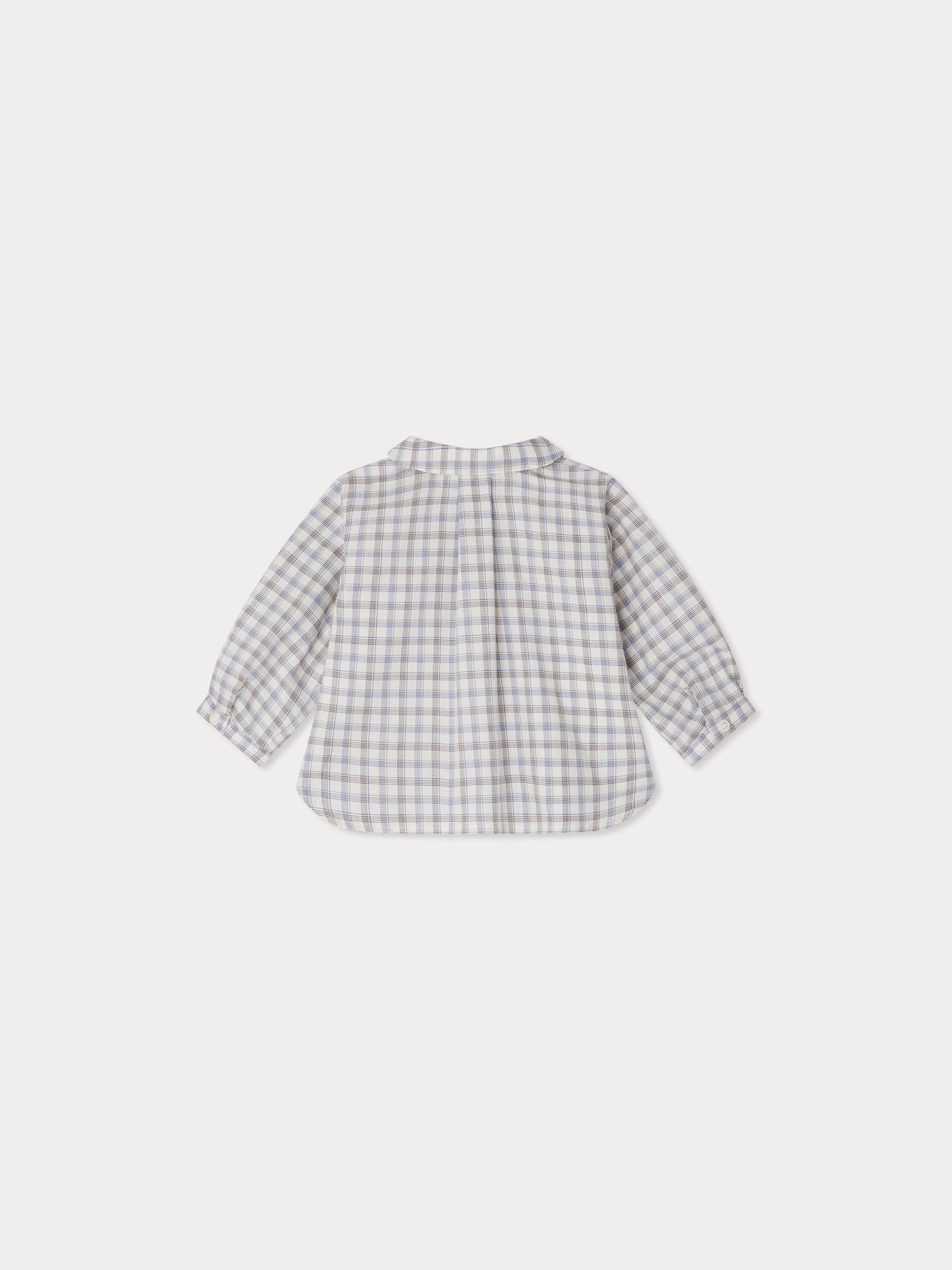 Nathan shirt with blue checks