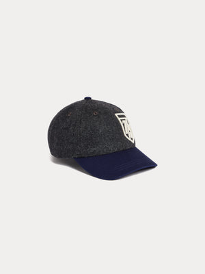 Arnold two-tone cap in flannel