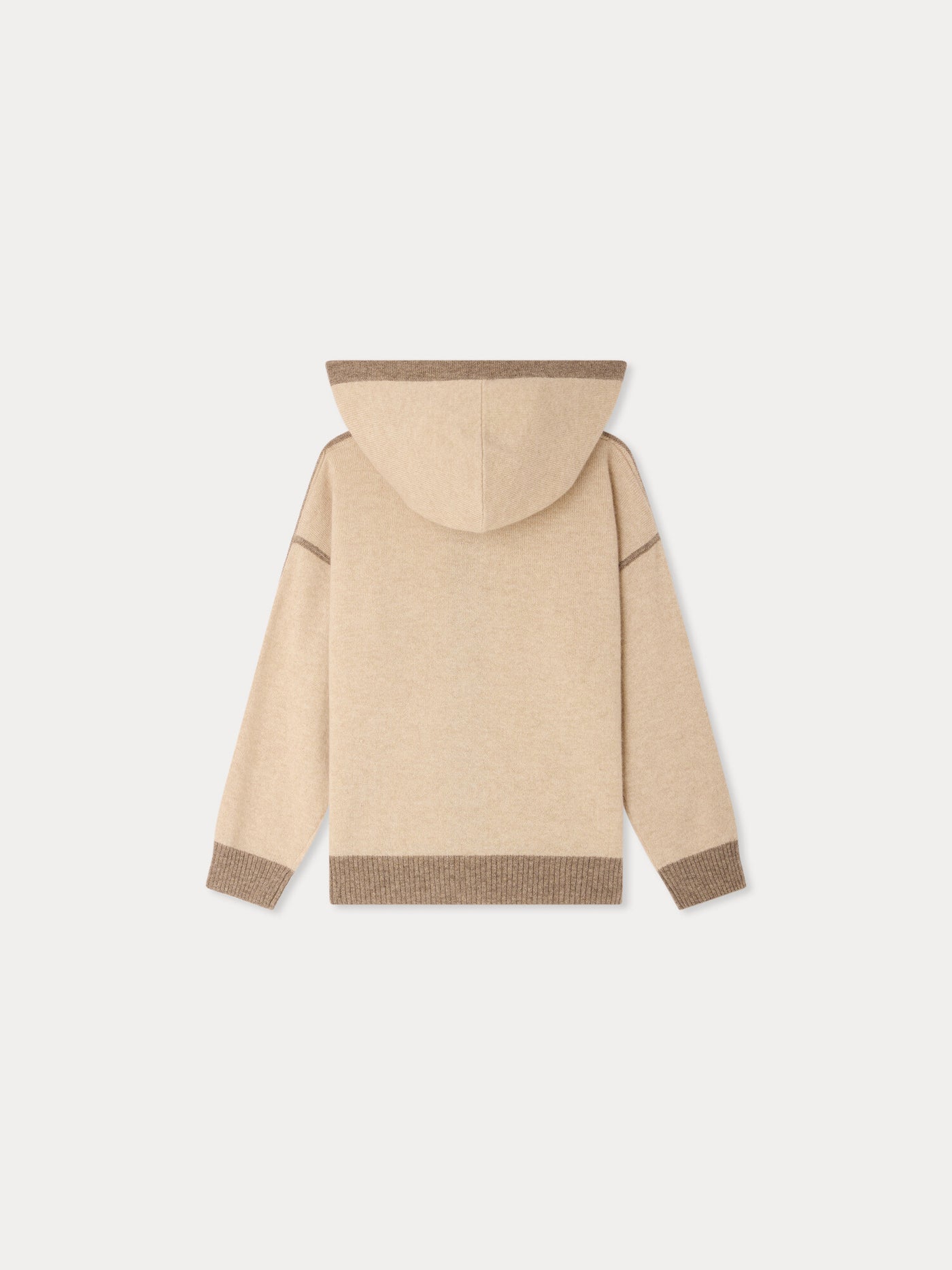 Malik zipper cardigan in cashmere