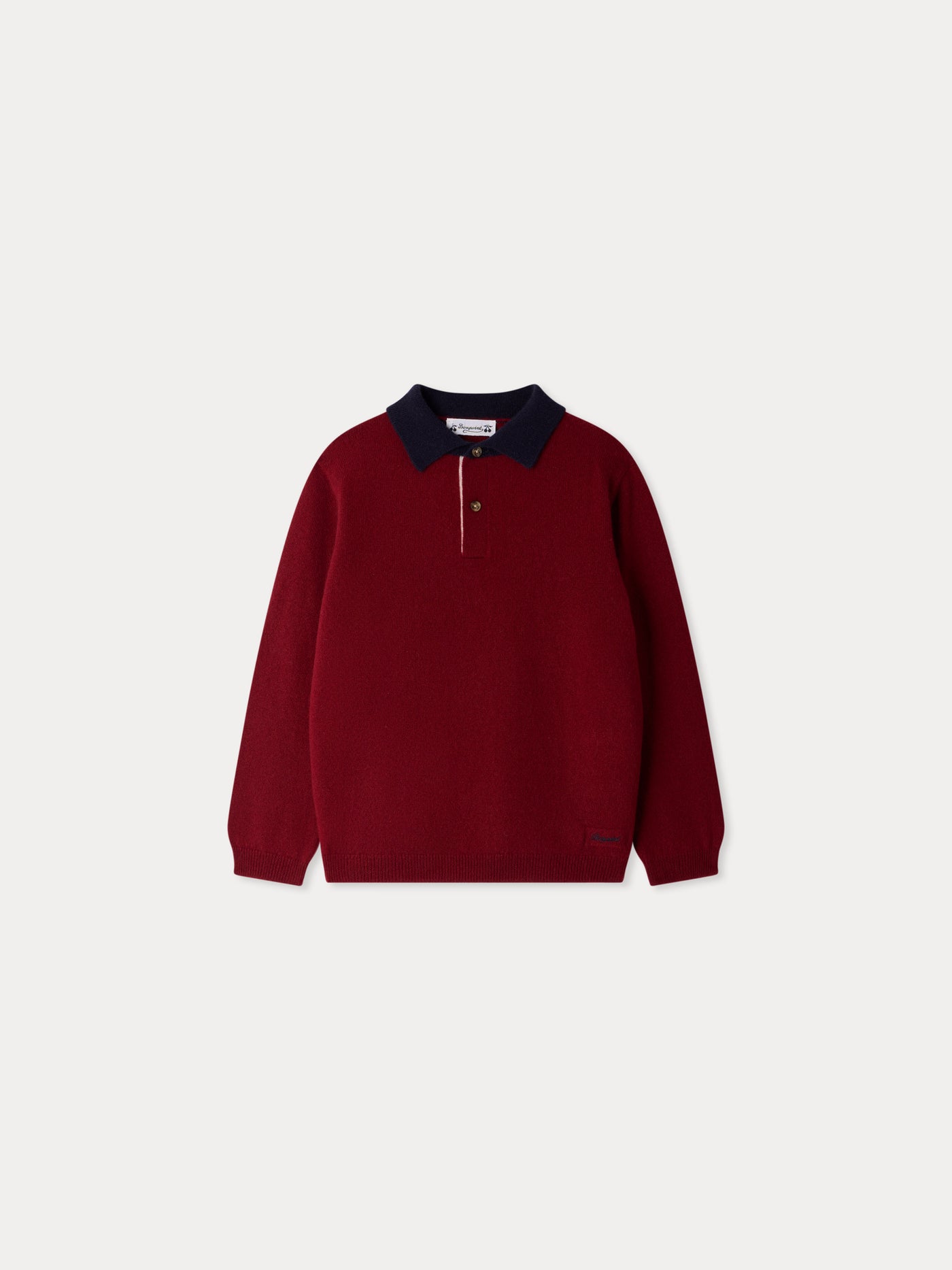 Jameson polo-collar cashmere sweater