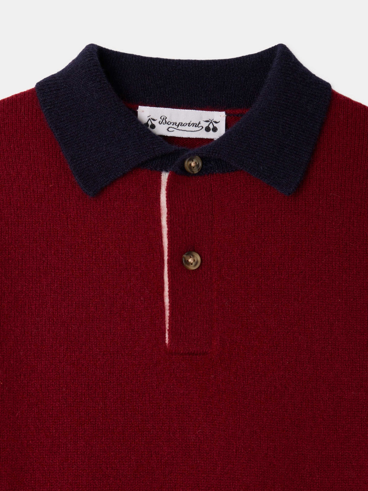 Jameson polo-collar cashmere sweater